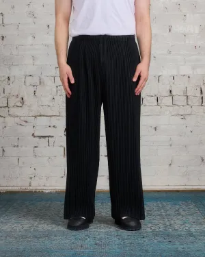 HOMME PLISS ISSEY MIYAKE Pleats September Straight Pant Black