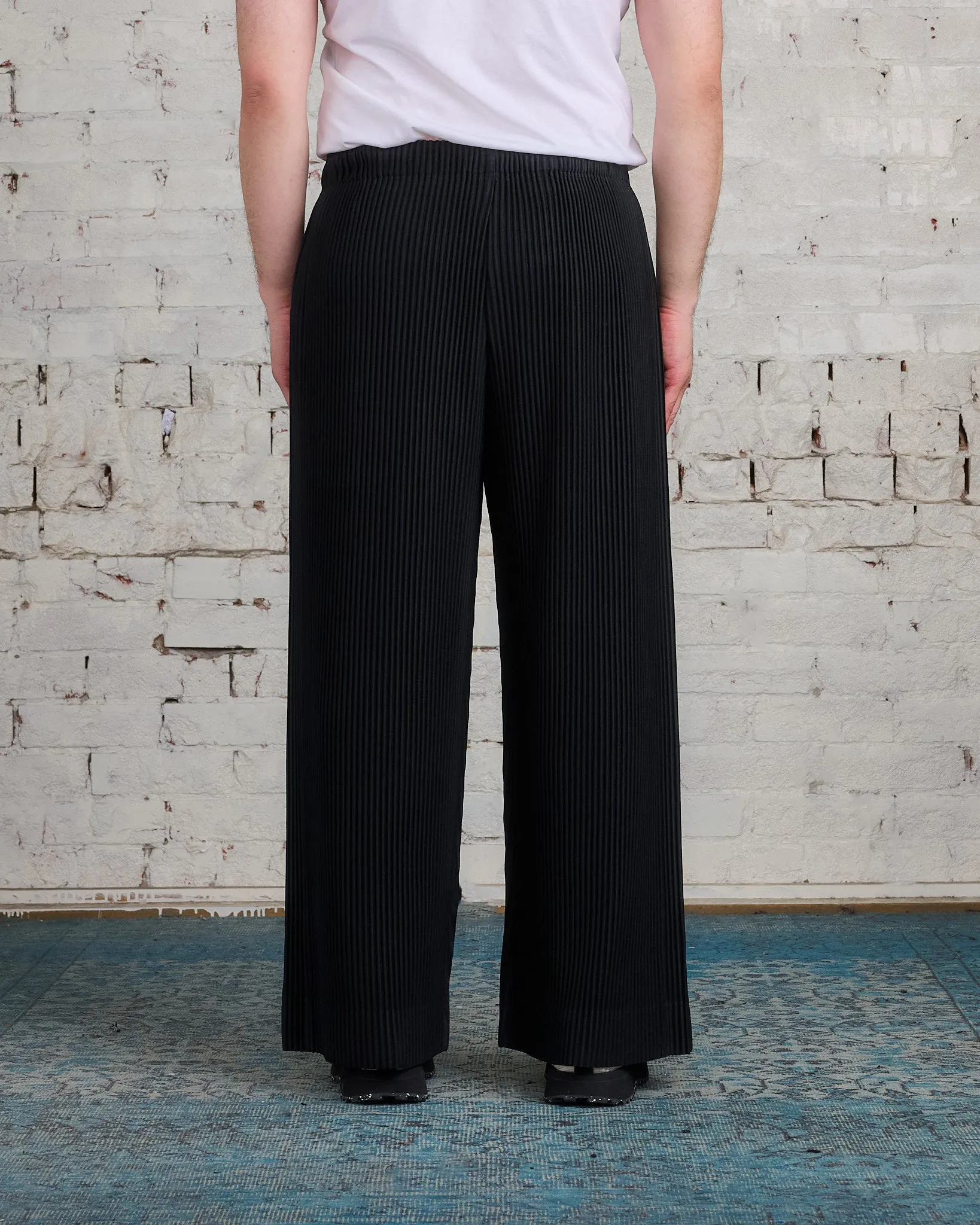 HOMME PLISS ISSEY MIYAKE Pleats September Straight Pant Black