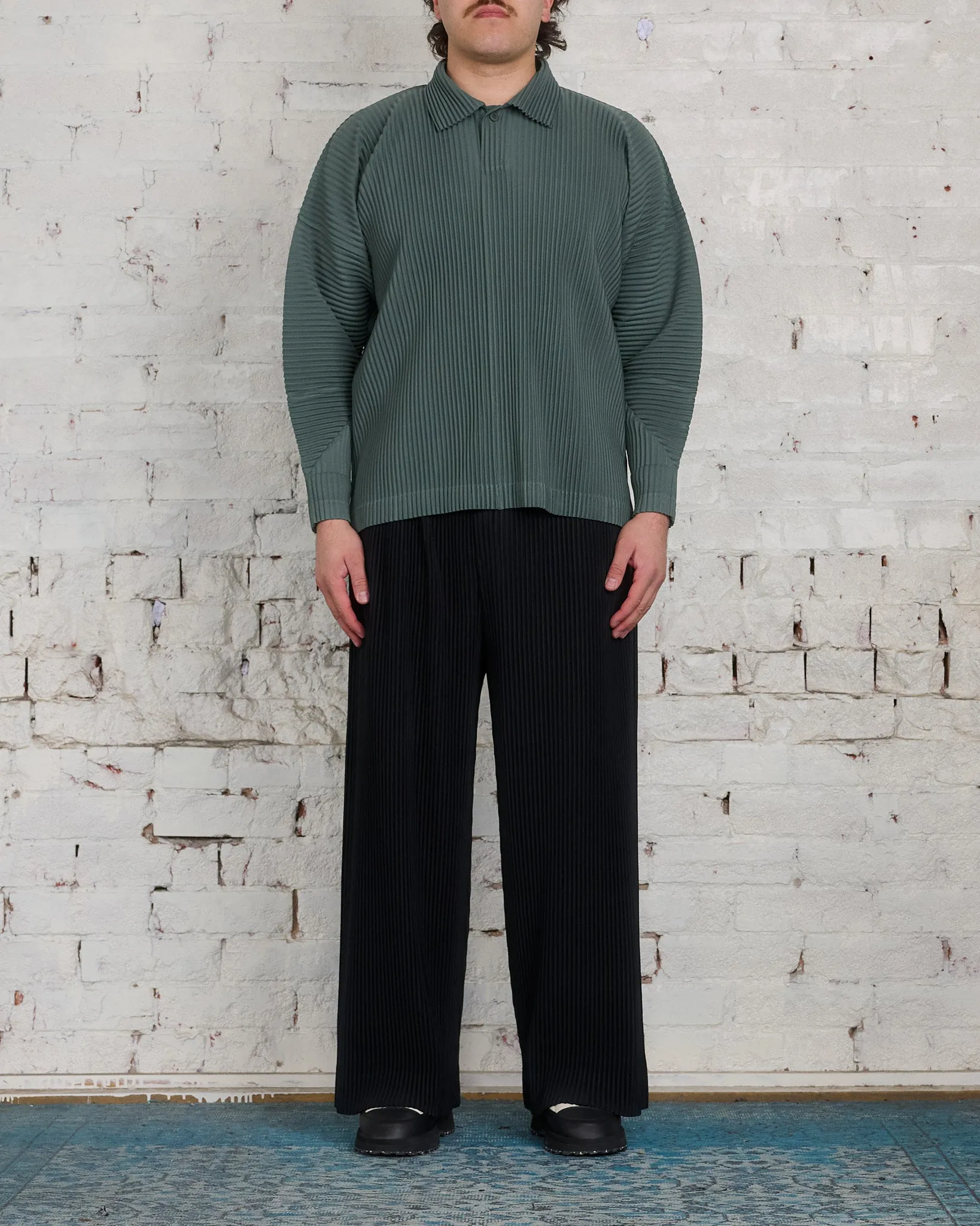 HOMME PLISS ISSEY MIYAKE Pleats September Straight Pant Black