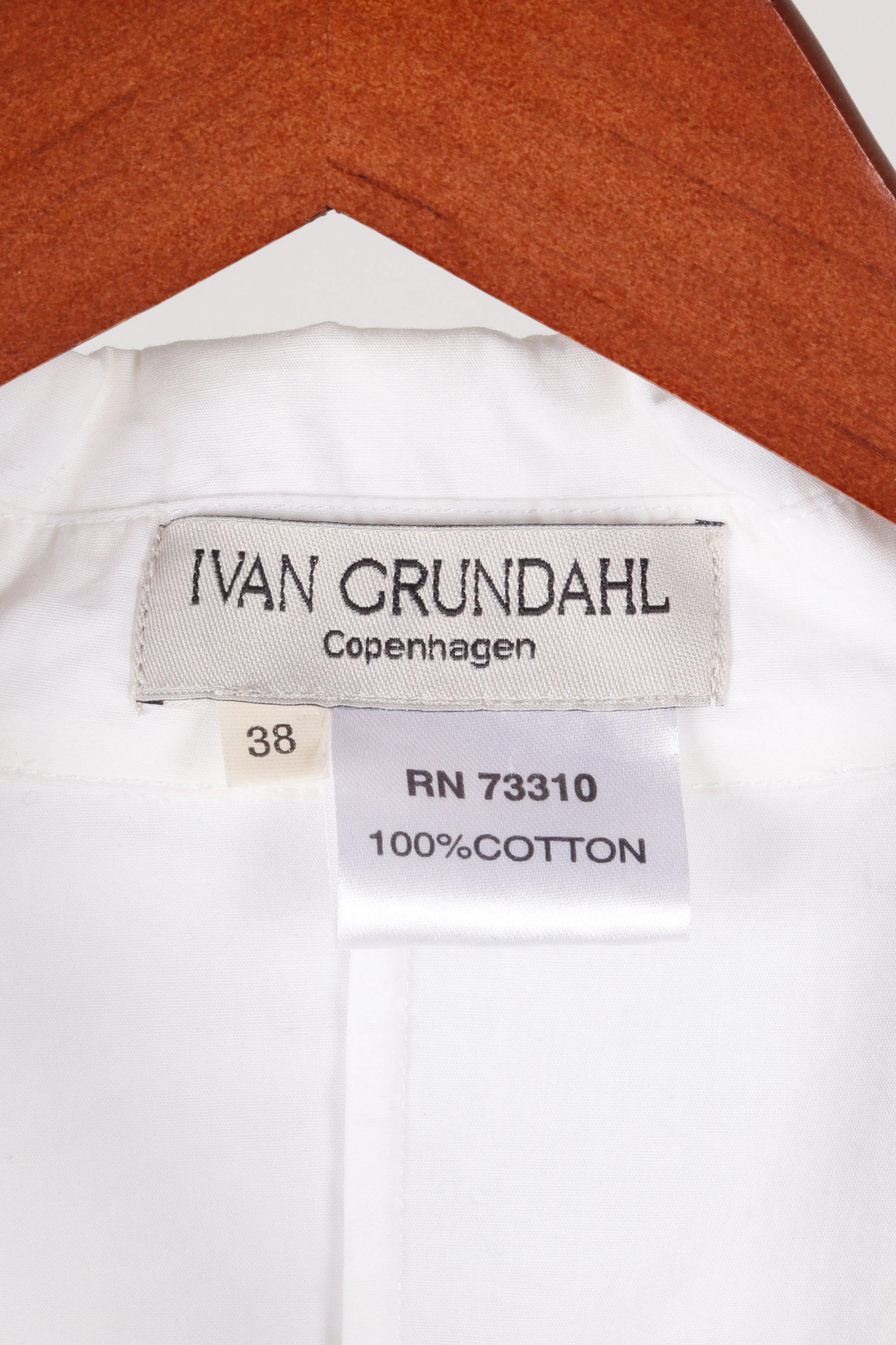 Ivan Grundahl 'Asymmetric Blazer' Blouse White