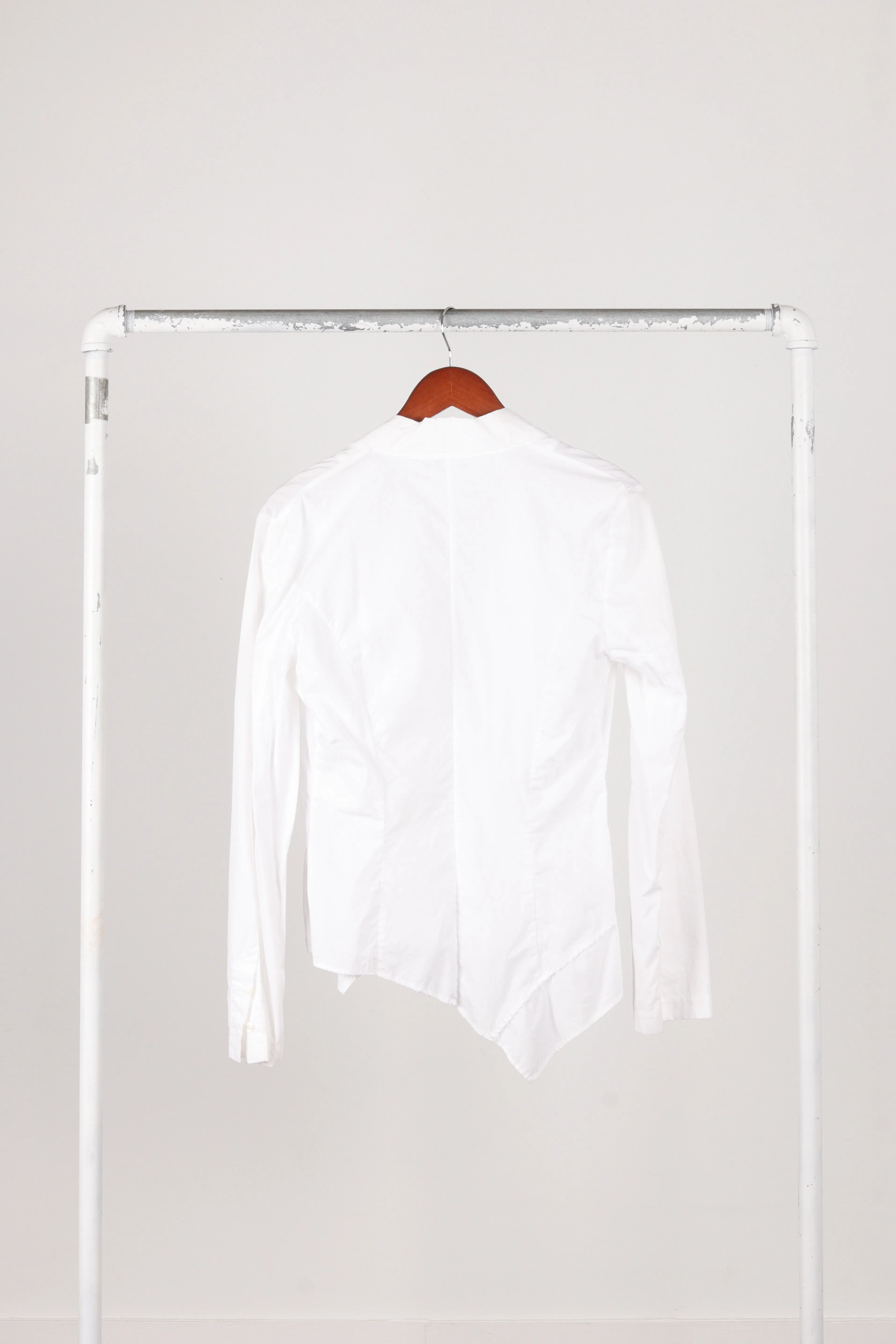 Ivan Grundahl 'Asymmetric Blazer' Blouse White