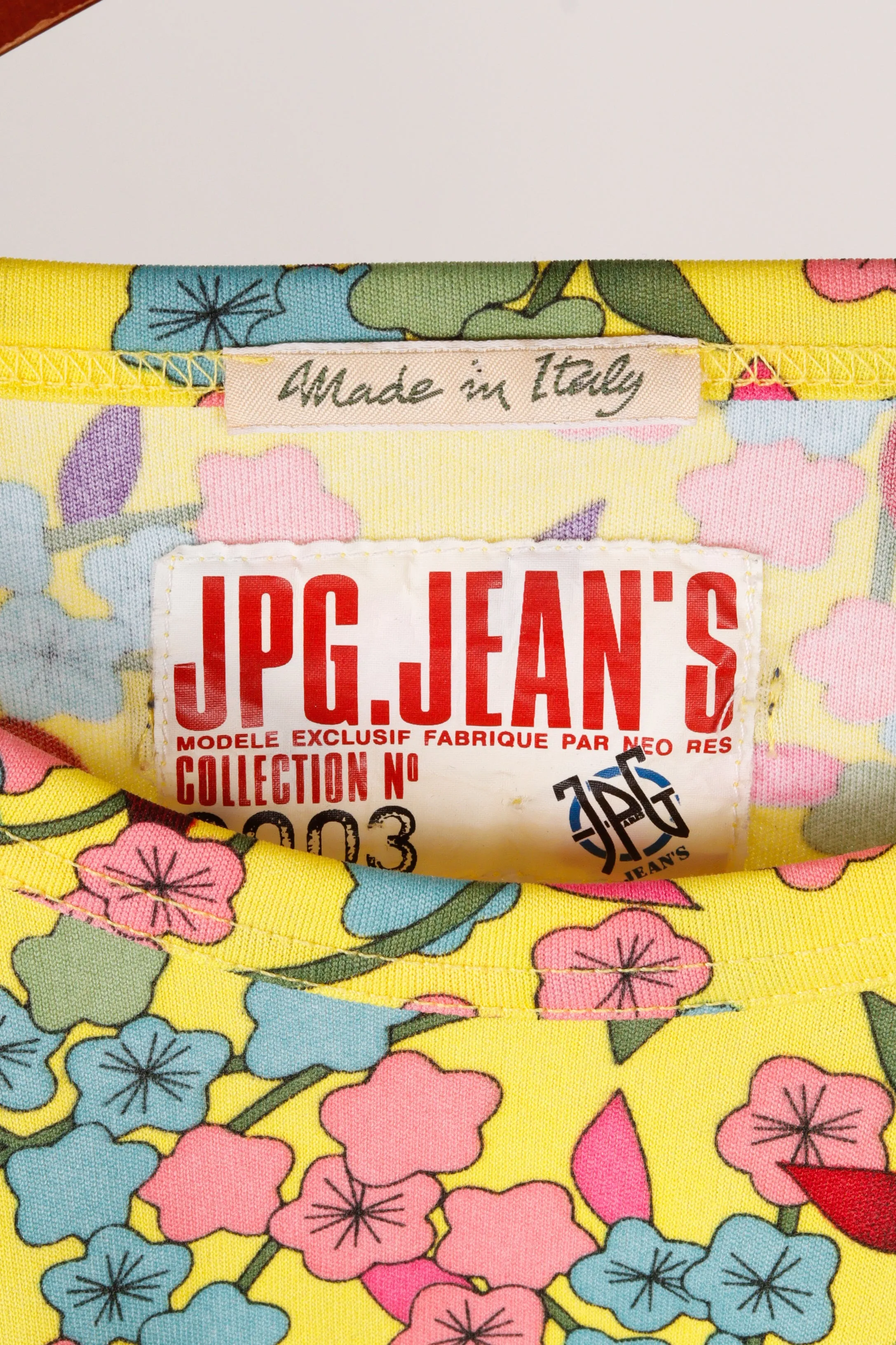 Jean Paul Gaultier JPG Jean's SS01 'Floral Print' Jersey Top (2001)