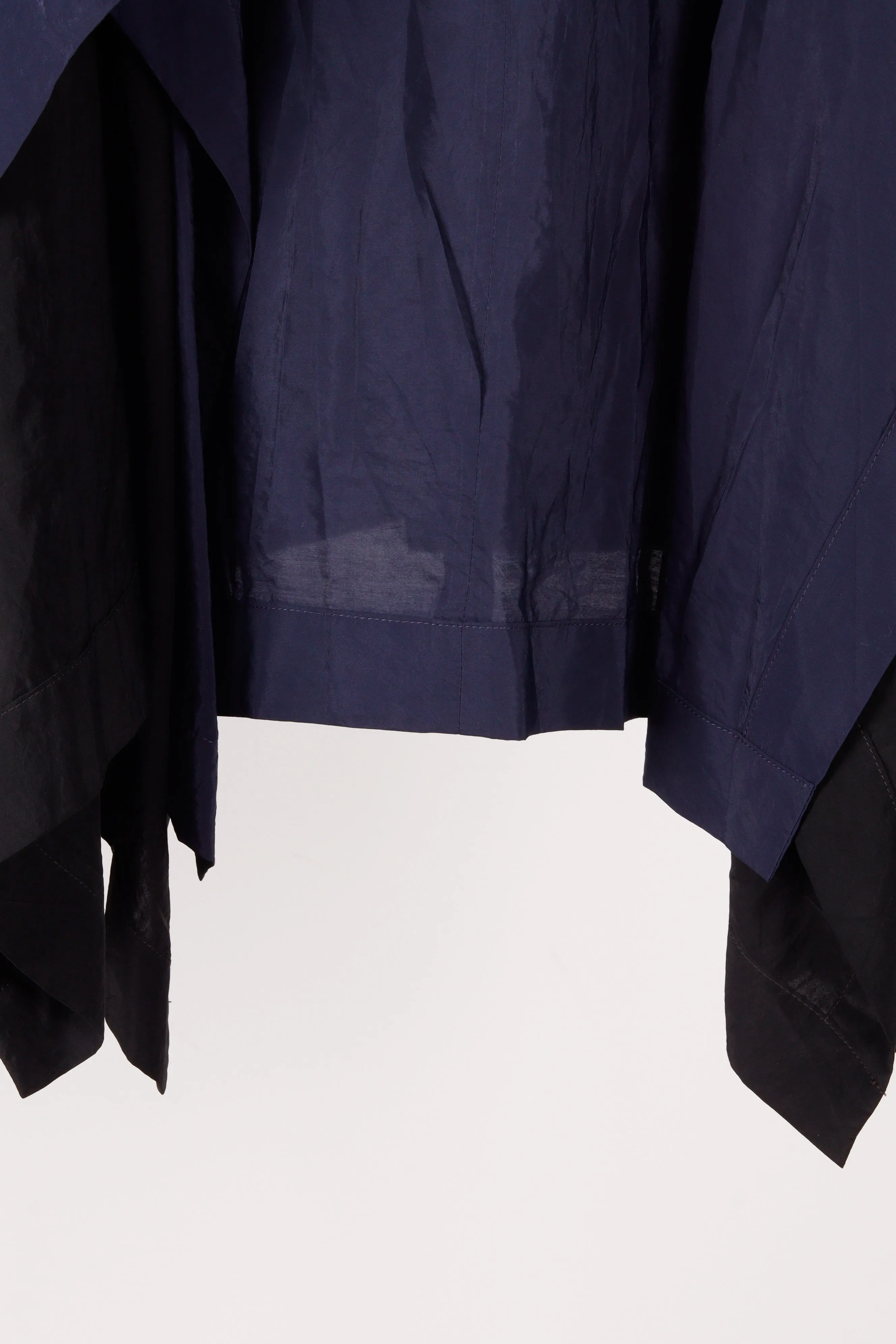 JW Anderson FW22 'Layered Asymetric' Midi Skirt Black Navy (2022)