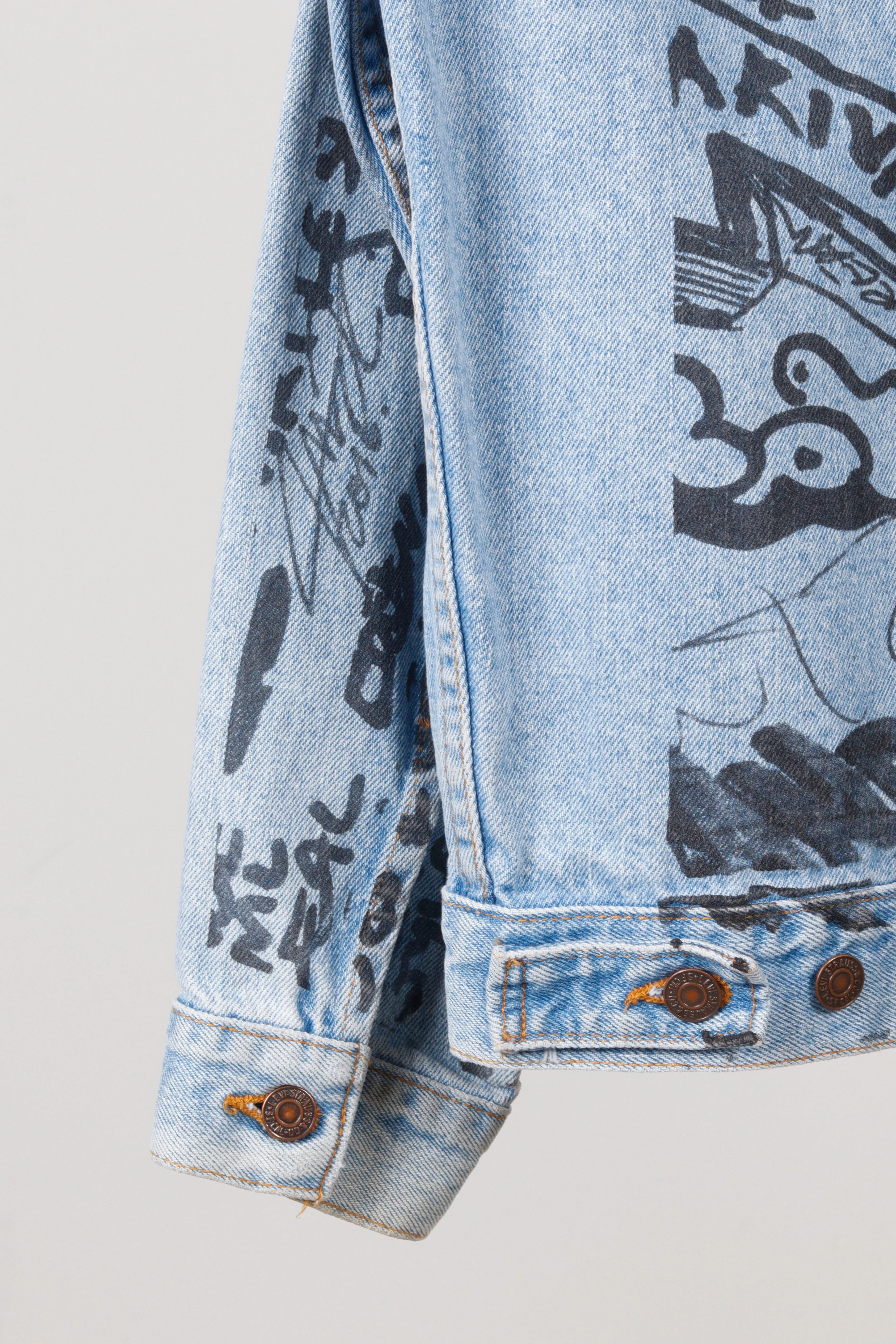 Kanye West x himumimdead 'Life Of Pablo/Signatures' Custom Levi's Type 3 Denim Jacket (2016)
