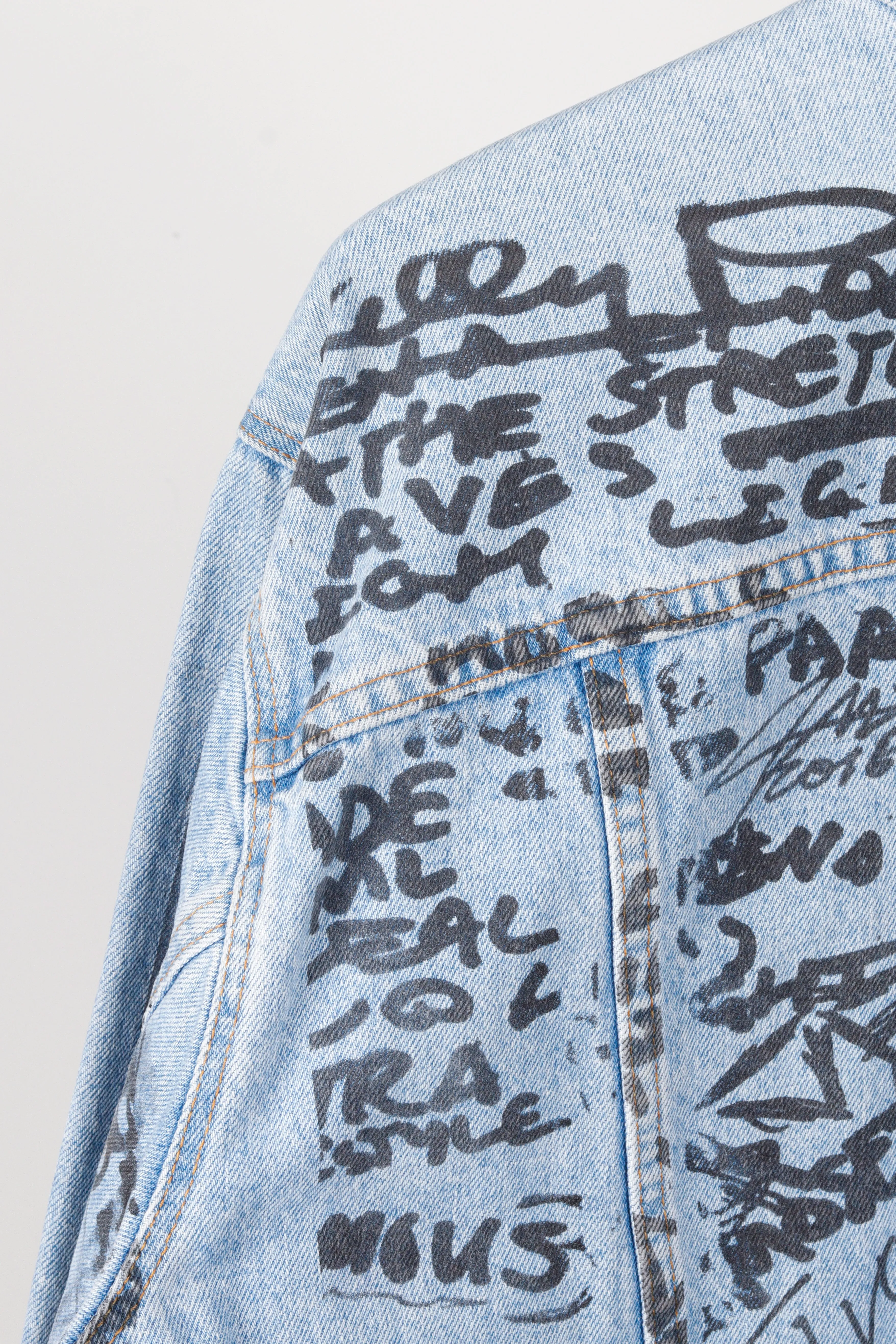 Kanye West x himumimdead 'Life Of Pablo/Signatures' Custom Levi's Type 3 Denim Jacket (2016)