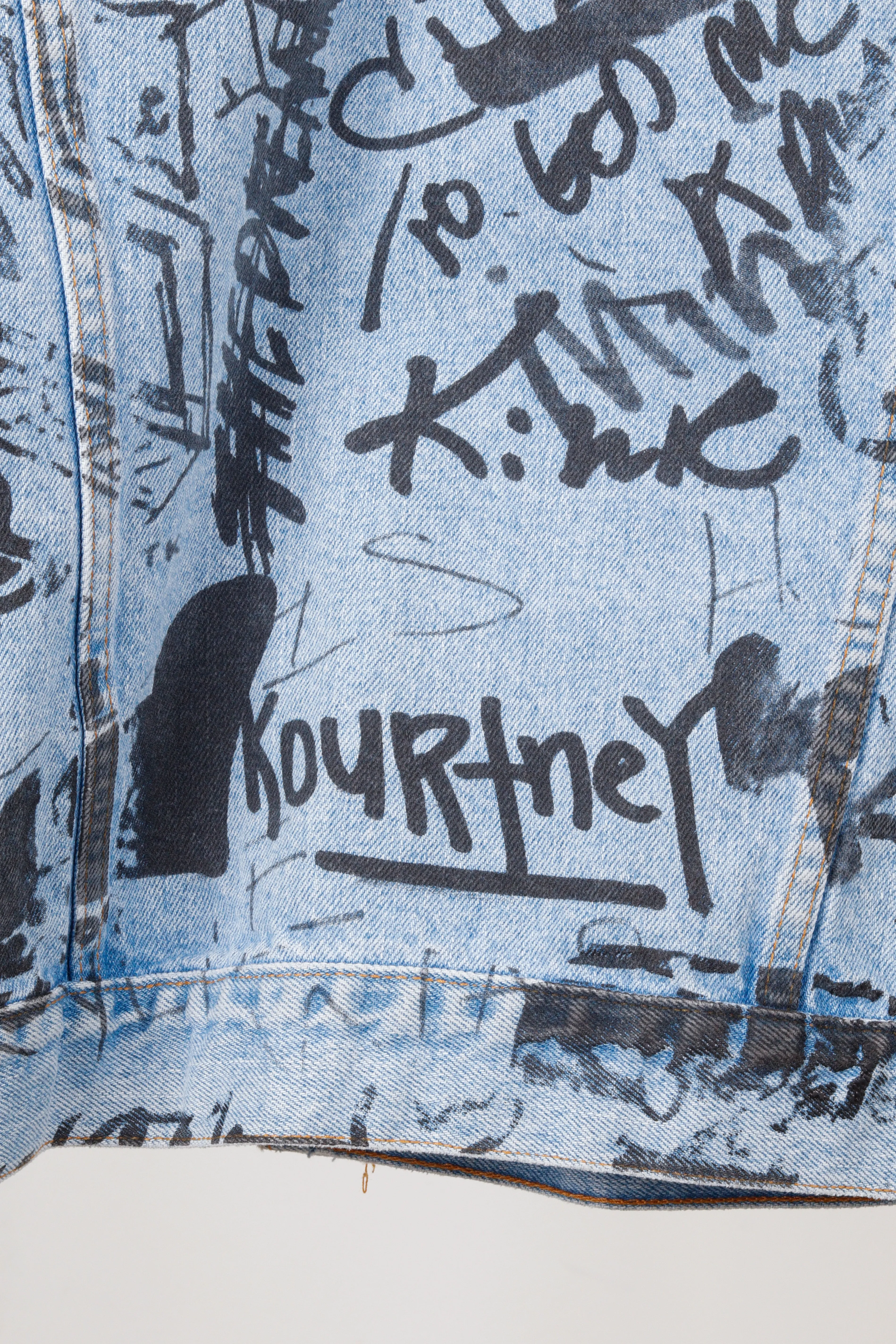 Kanye West x himumimdead 'Life Of Pablo/Signatures' Custom Levi's Type 3 Denim Jacket (2016)
