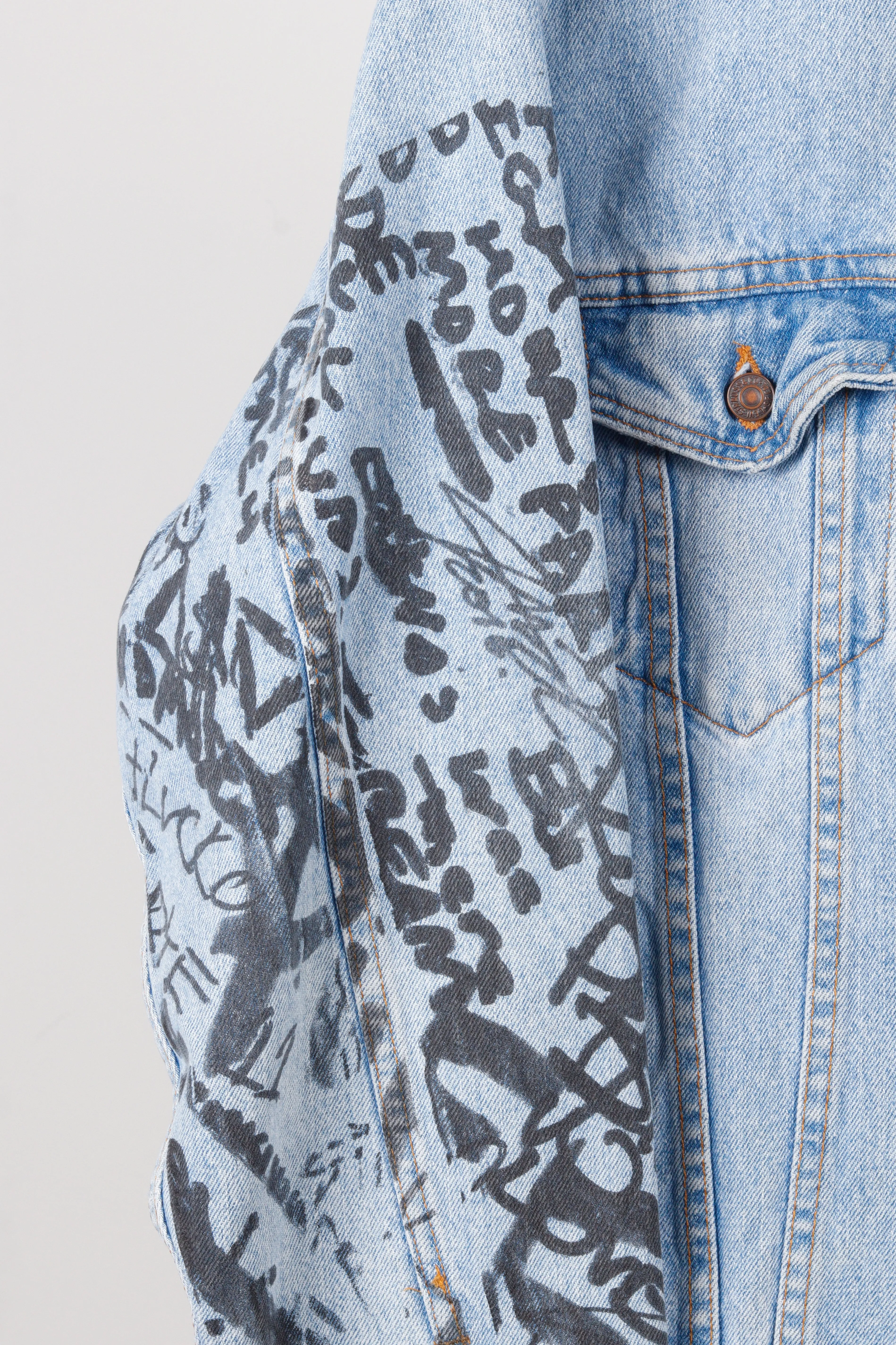 Kanye West x himumimdead 'Life Of Pablo/Signatures' Custom Levi's Type 3 Denim Jacket (2016)