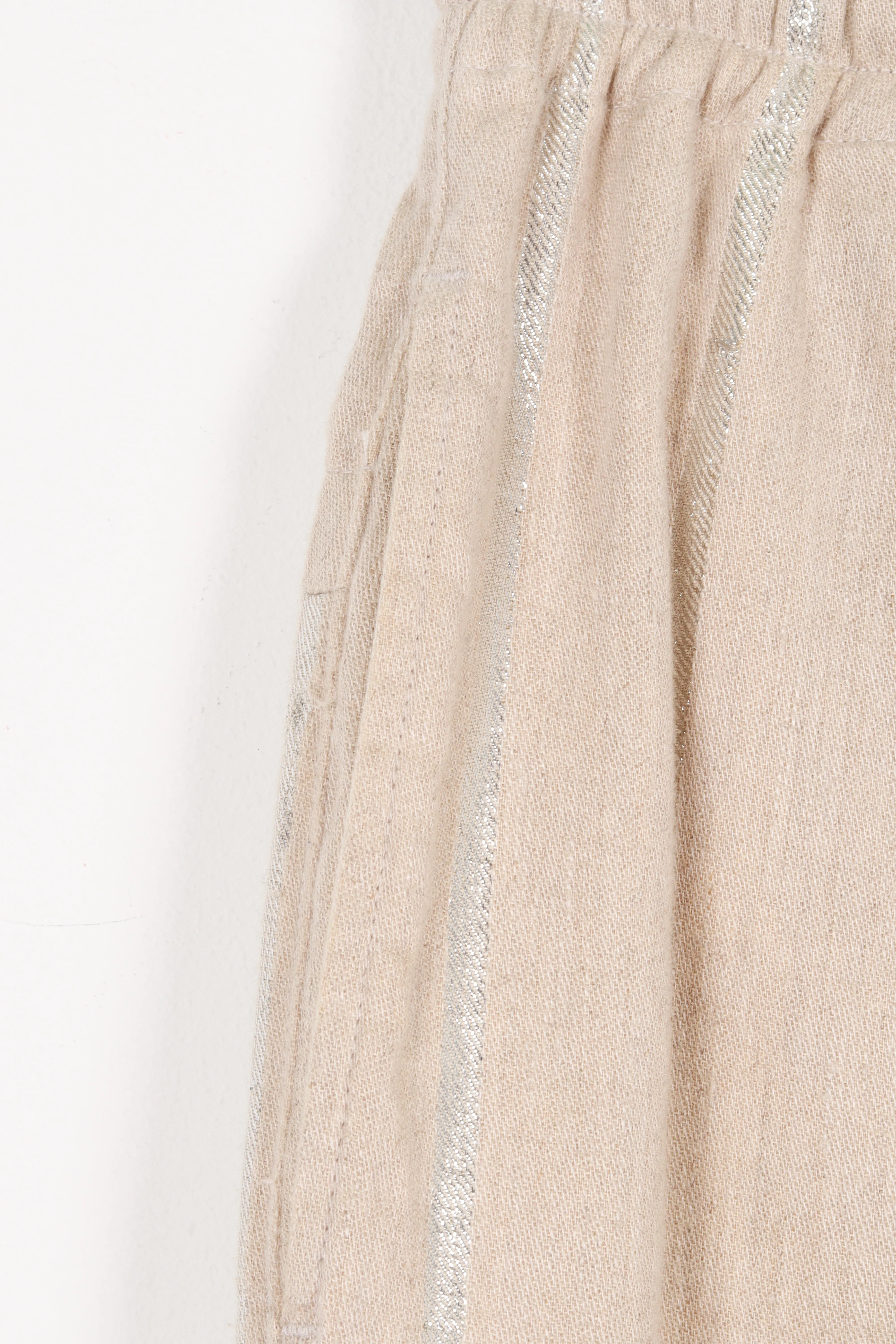 Kapital SS24 'Linen Glitter Phillies Stripe Rude Baggy' Pants Ecru (2024)