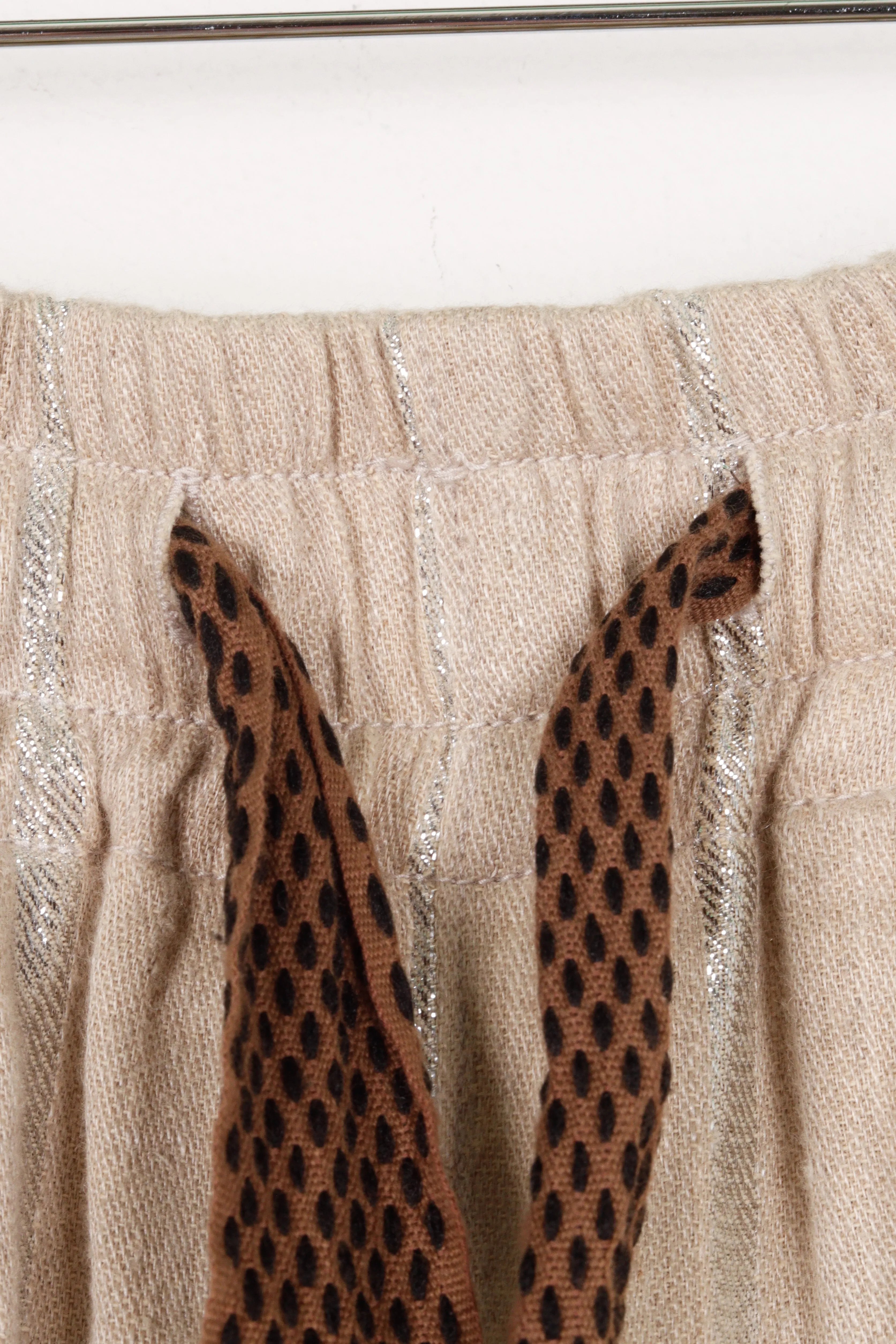 Kapital SS24 'Linen Glitter Phillies Stripe Rude Baggy' Pants Ecru (2024)