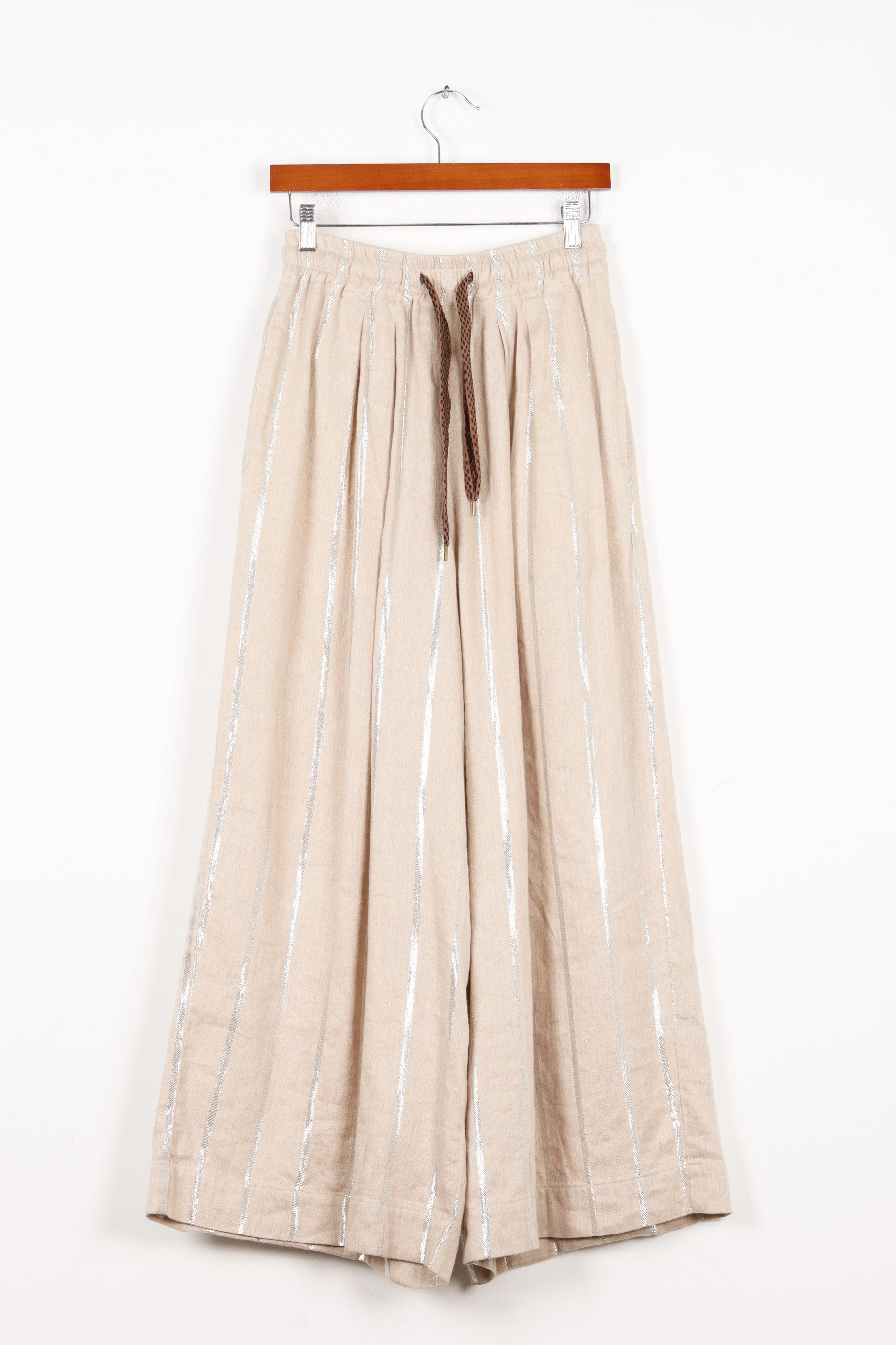 Kapital SS24 'Linen Glitter Phillies Stripe Rude Baggy' Pants Ecru (2024)
