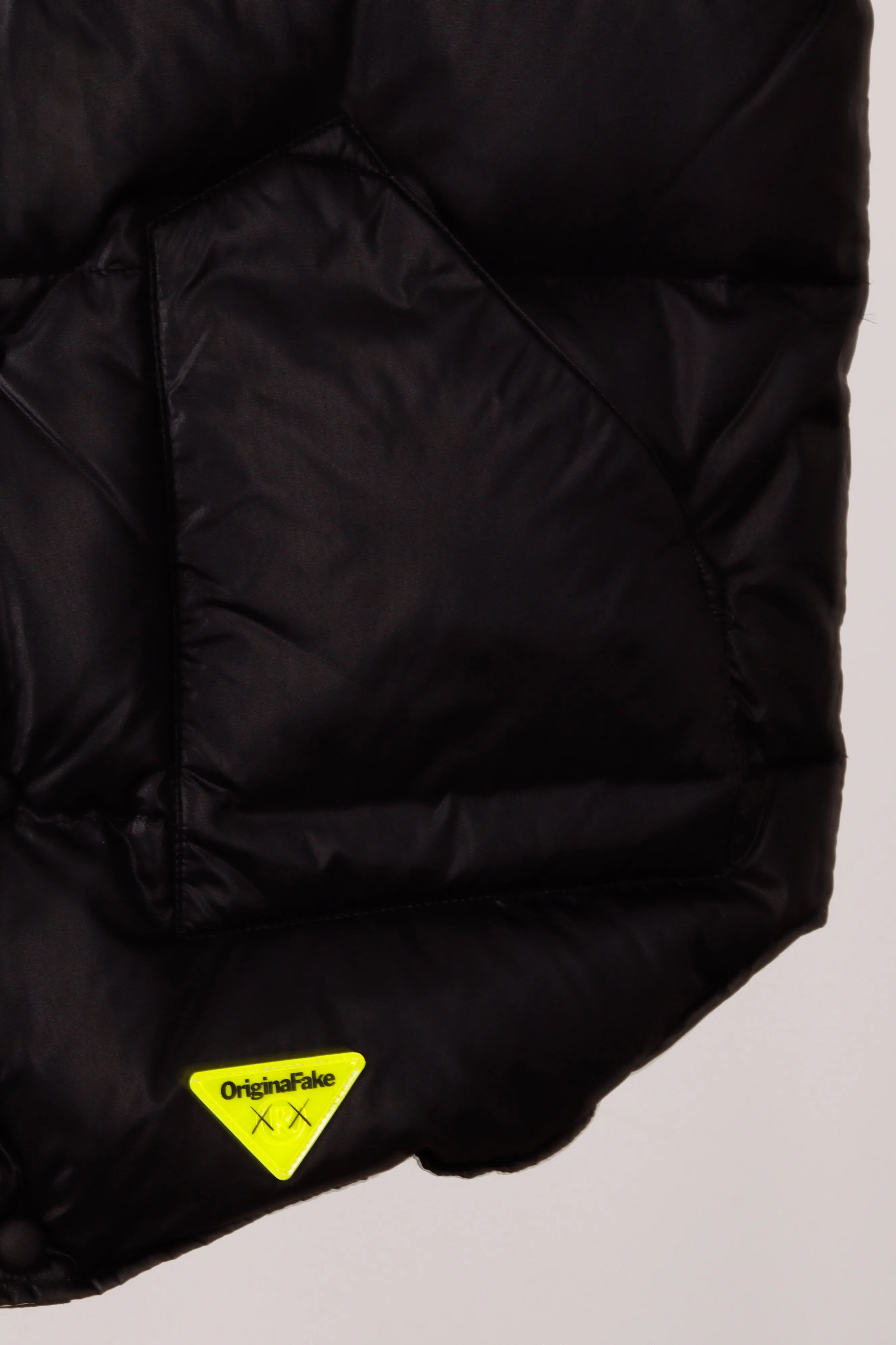 KAWS x Original Fake FW07 'Victory' Reversible Down Vest Black (2007)