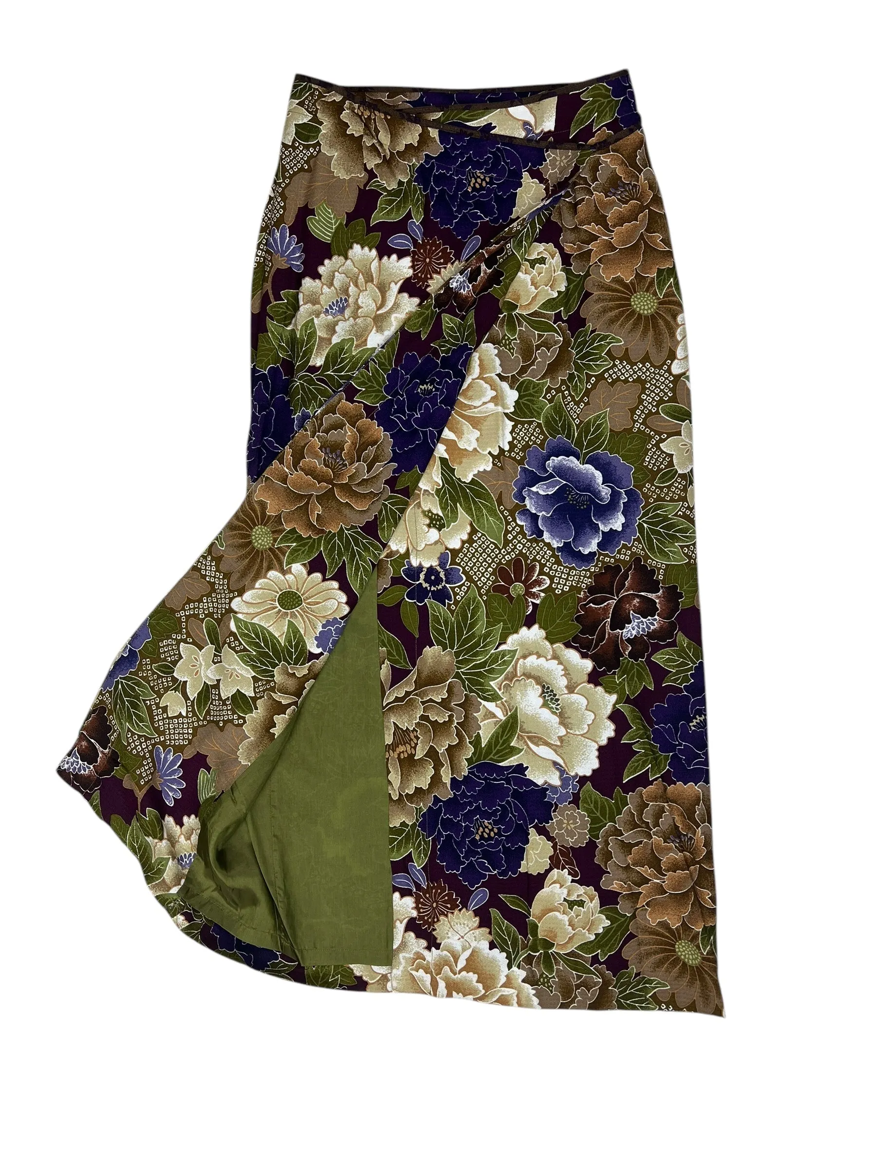 Kenzo 1990s wrap skirt