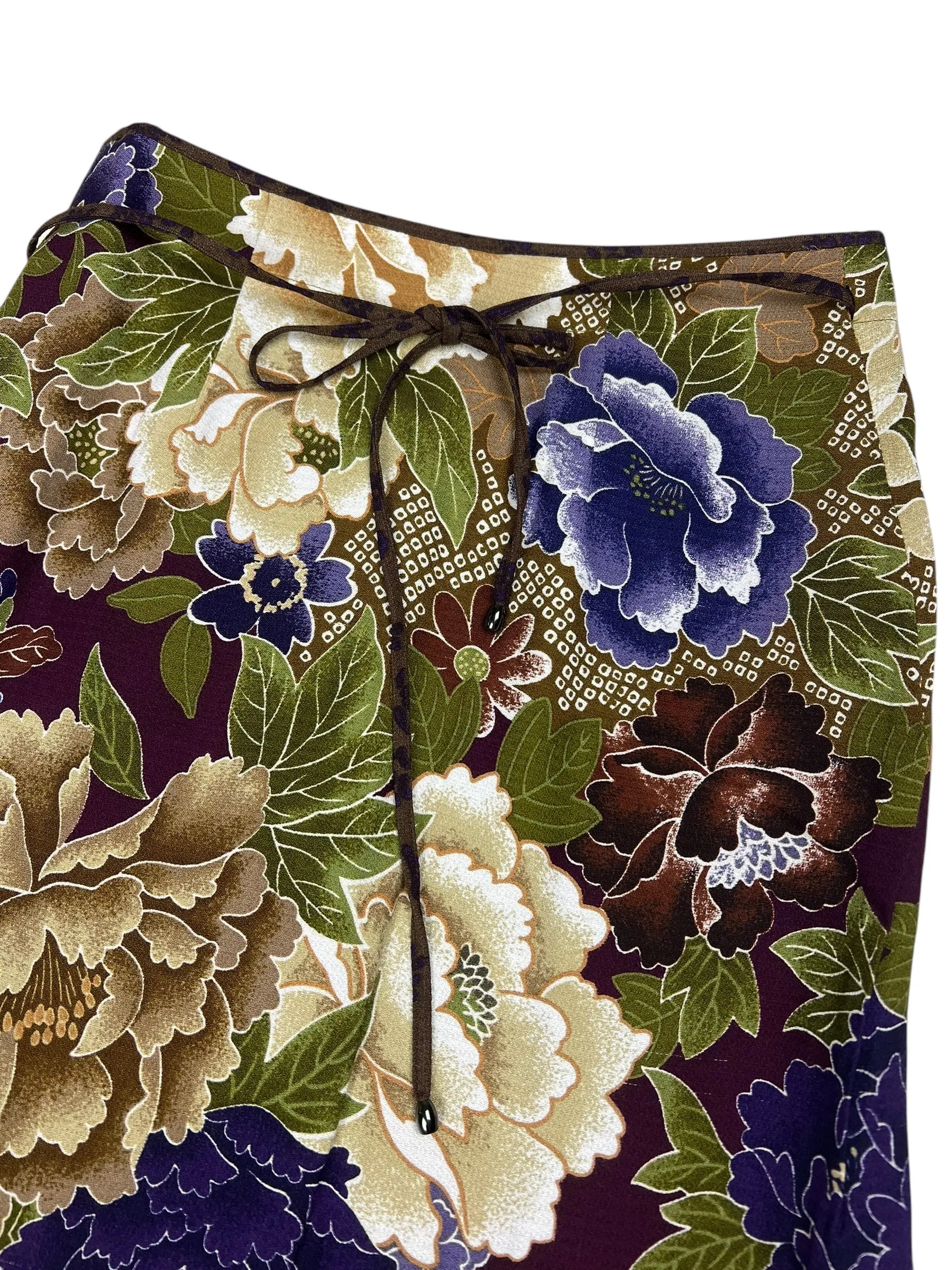 Kenzo 1990s wrap skirt
