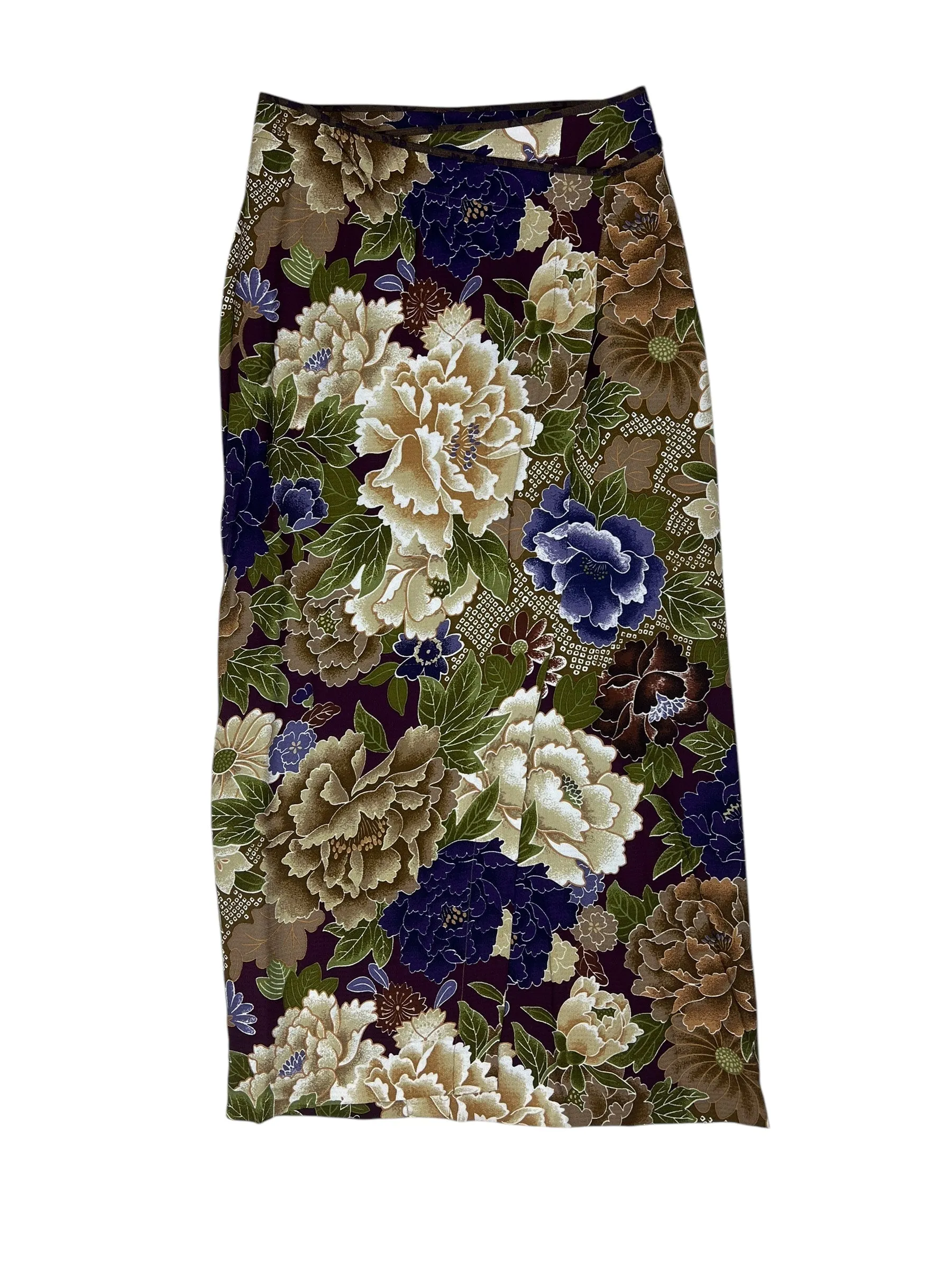 Kenzo 1990s wrap skirt