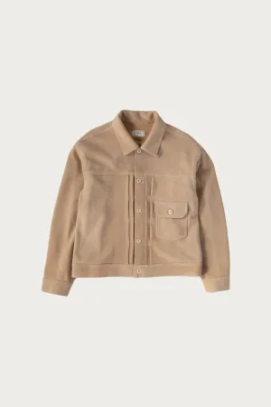 Lambsuede Jacket - Beige