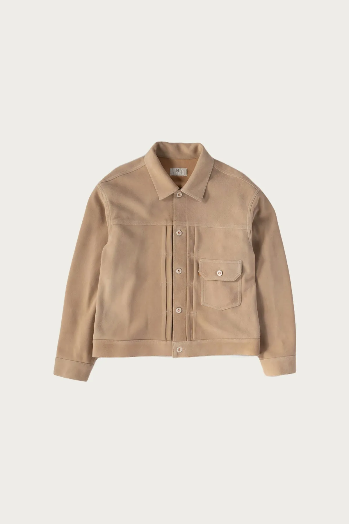 Lambsuede Jacket - Beige