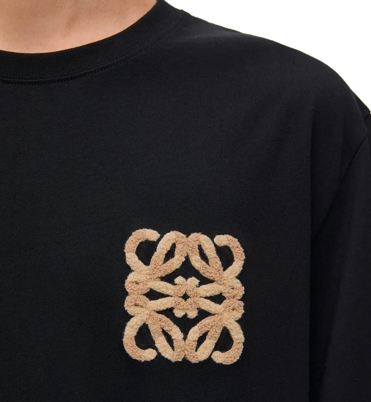 Loewe Boxy Cotton T-Shirt (Black)