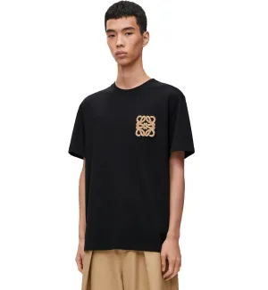 Loewe Boxy Cotton T-Shirt (Black)