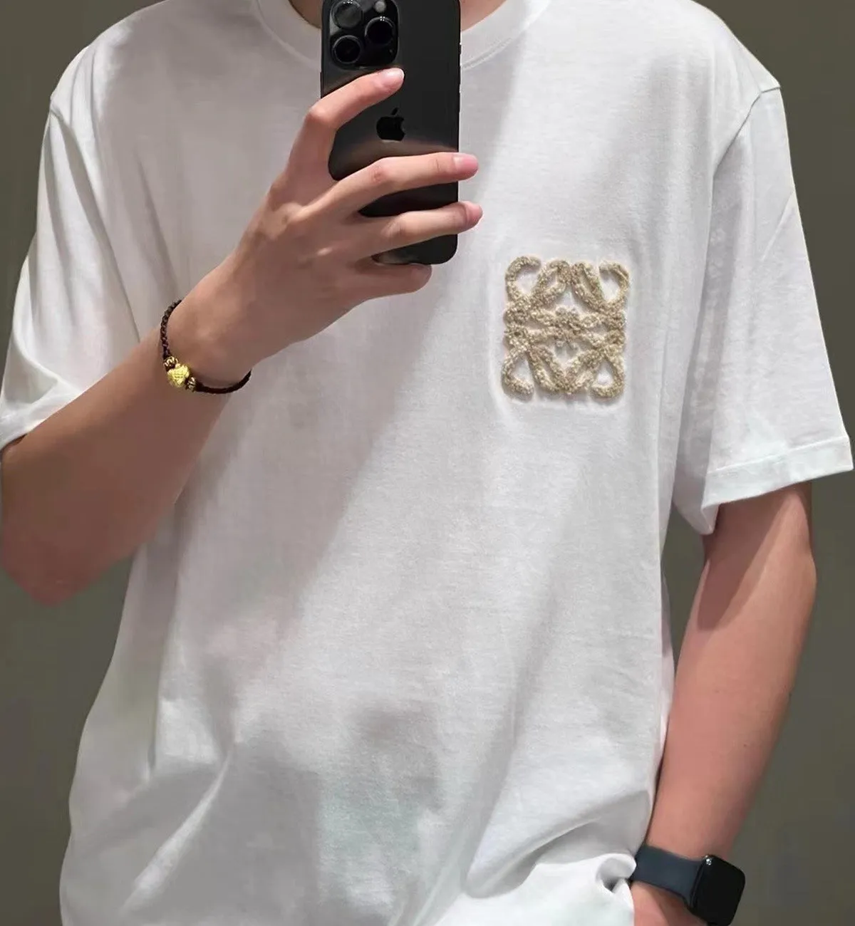 Loewe Boxy Cotton T-Shirt (White)