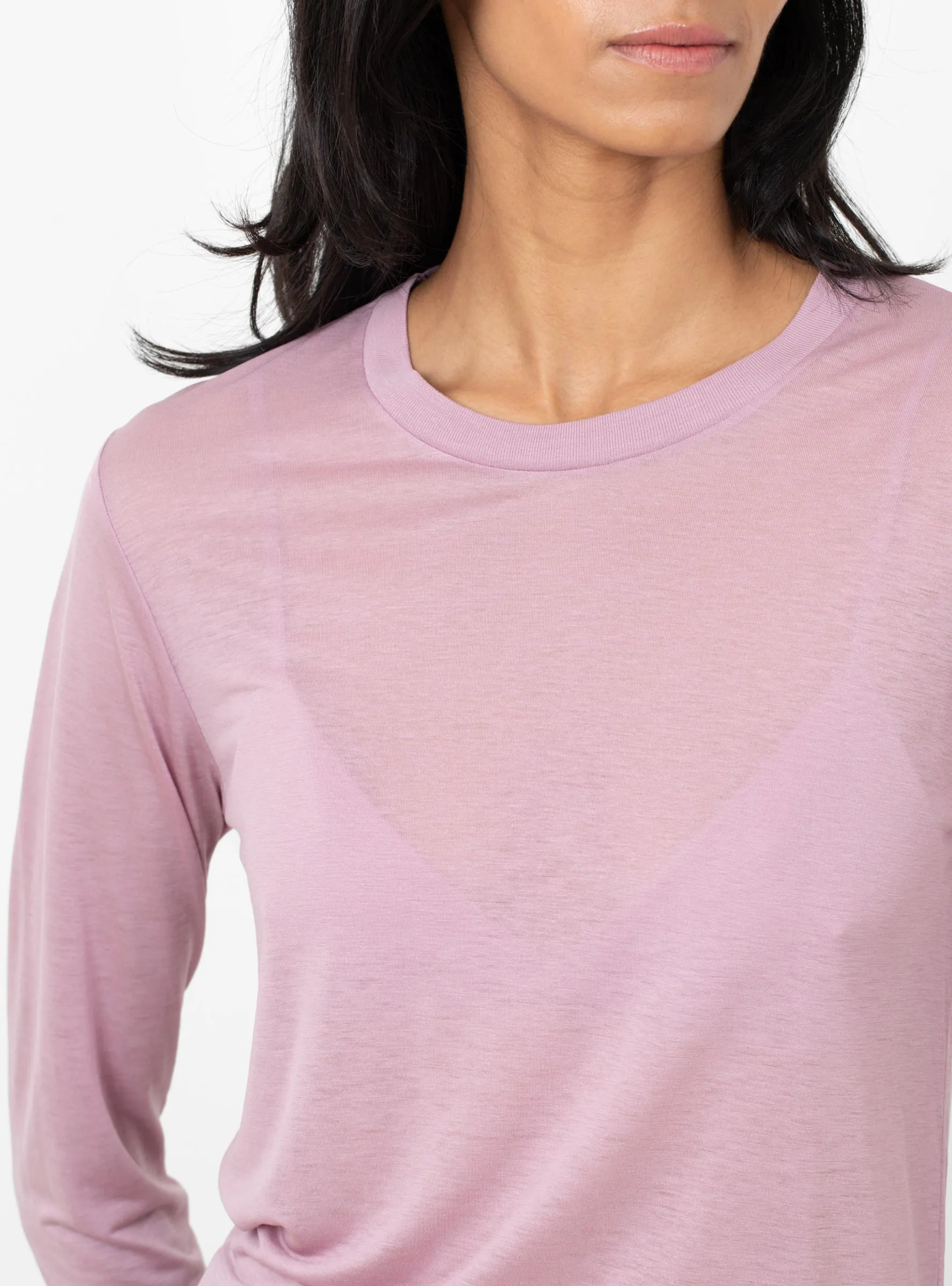 Long Sleeve Tee Still Purple