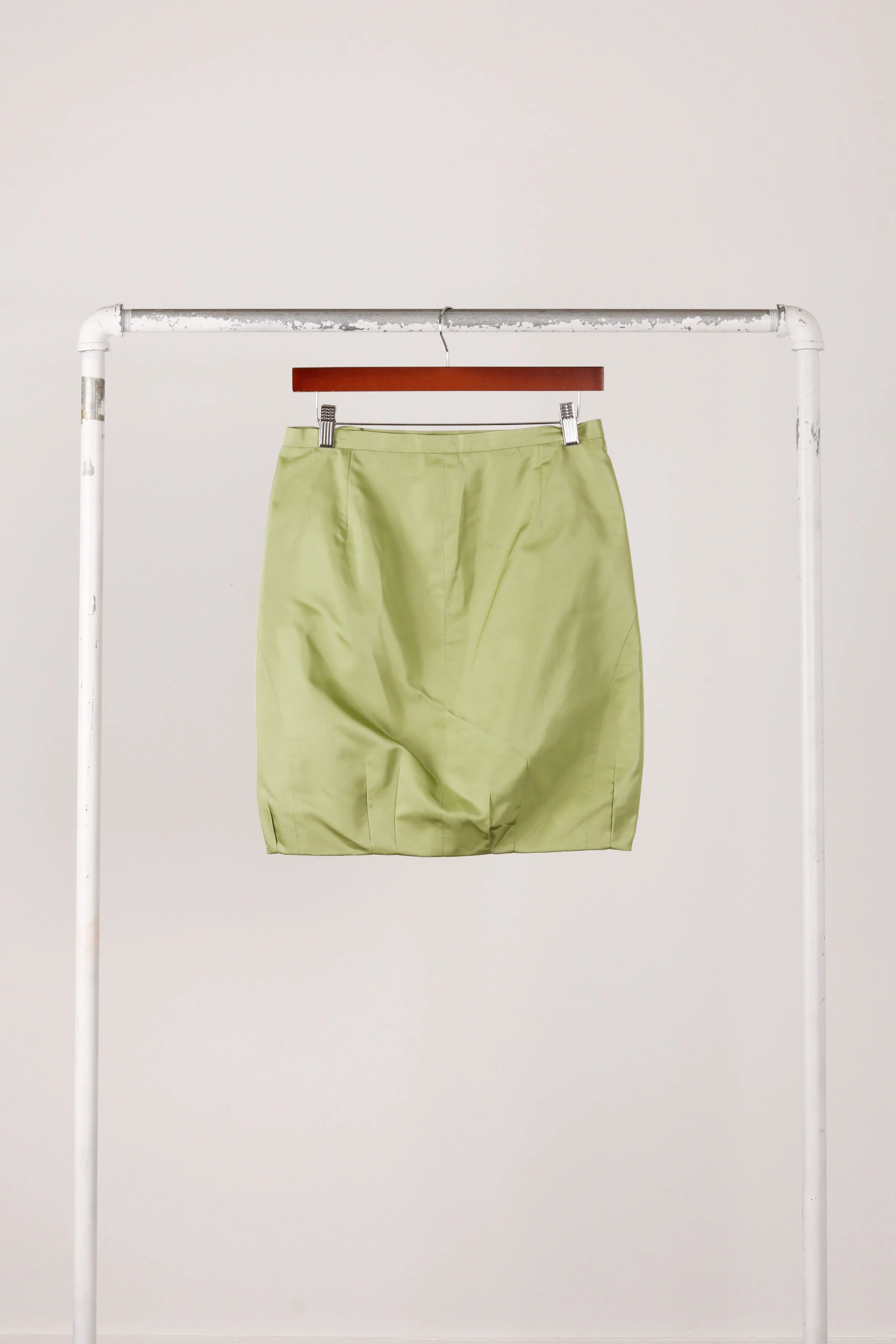 Louis Vuitton SS99 'Silk' Mini Skirt Peppermint (1999)