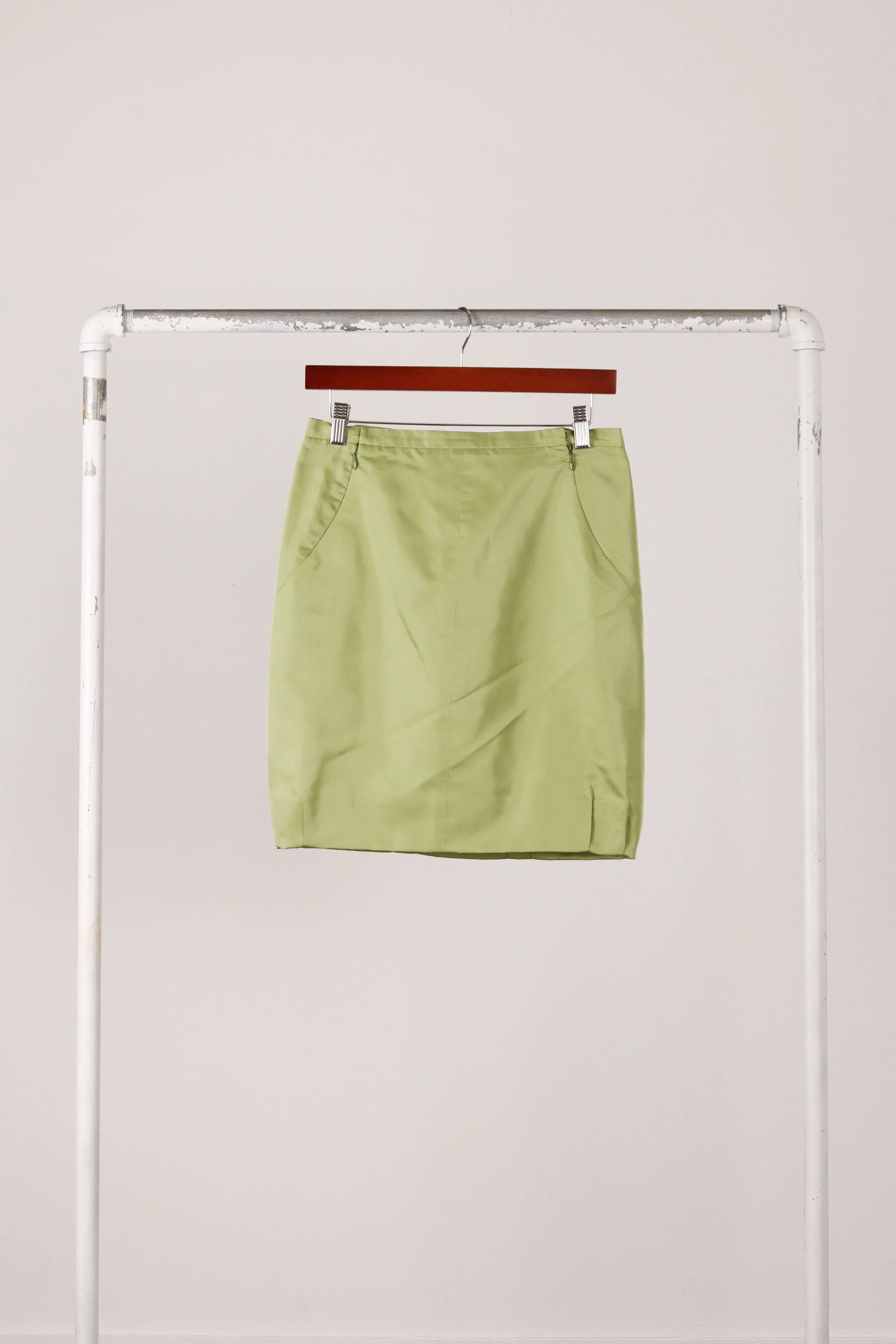 Louis Vuitton SS99 'Silk' Mini Skirt Peppermint (1999)