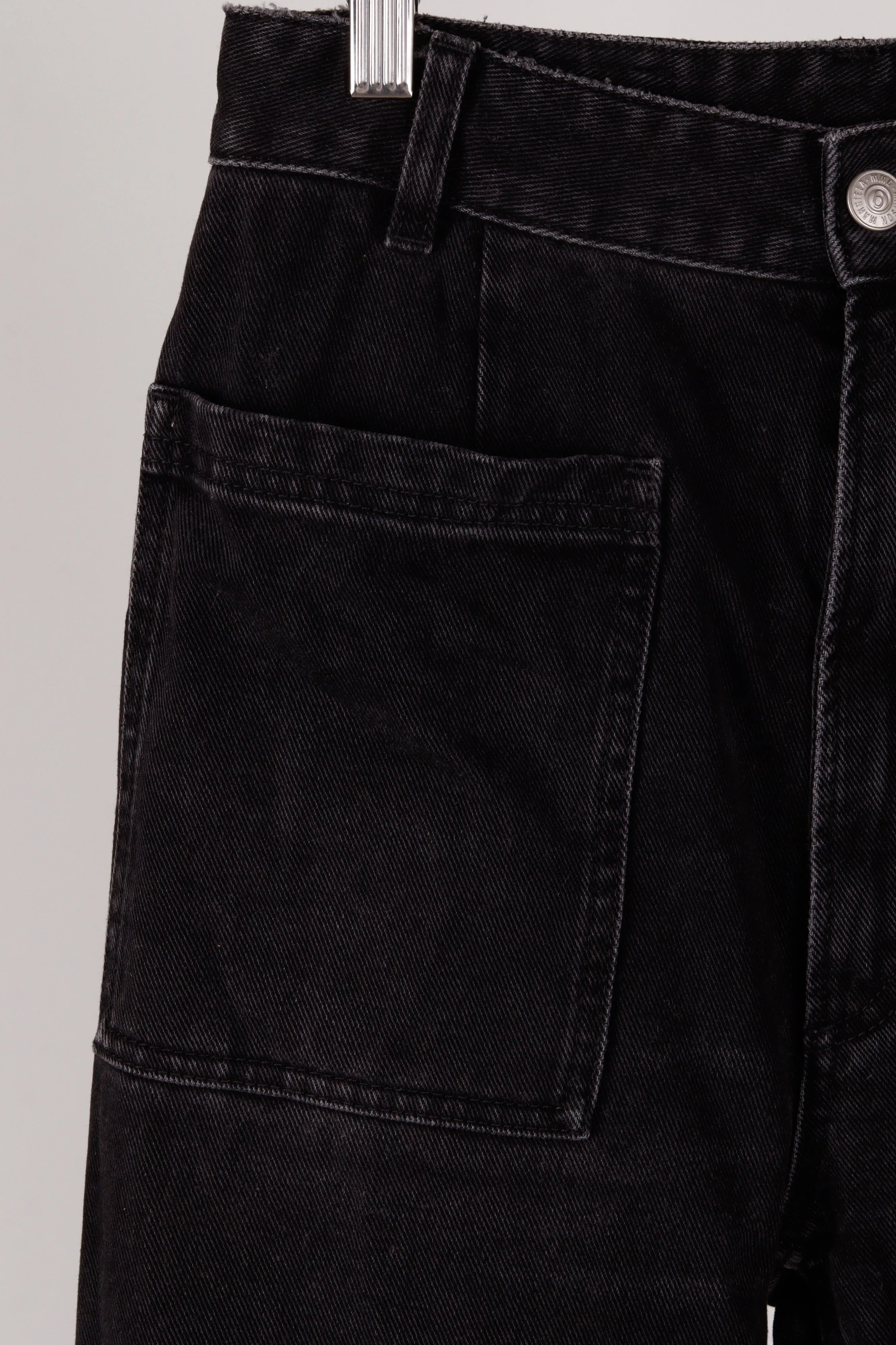 Maison Margiela 6 SS22 'Patched Pocket' Jeans Black (2022)
