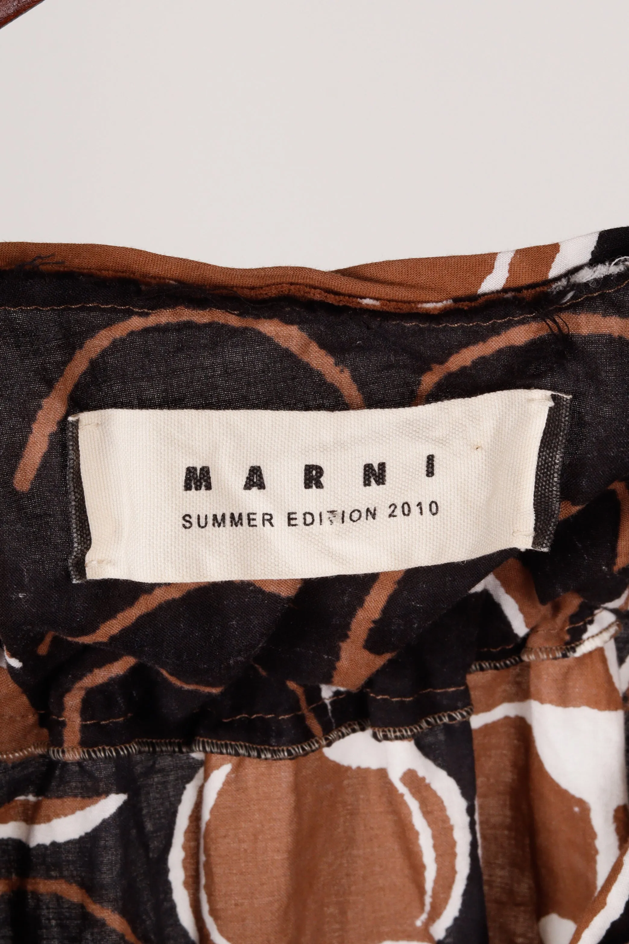 Marni SS10 'Abstract Painted Scales Print' Dress (2010)