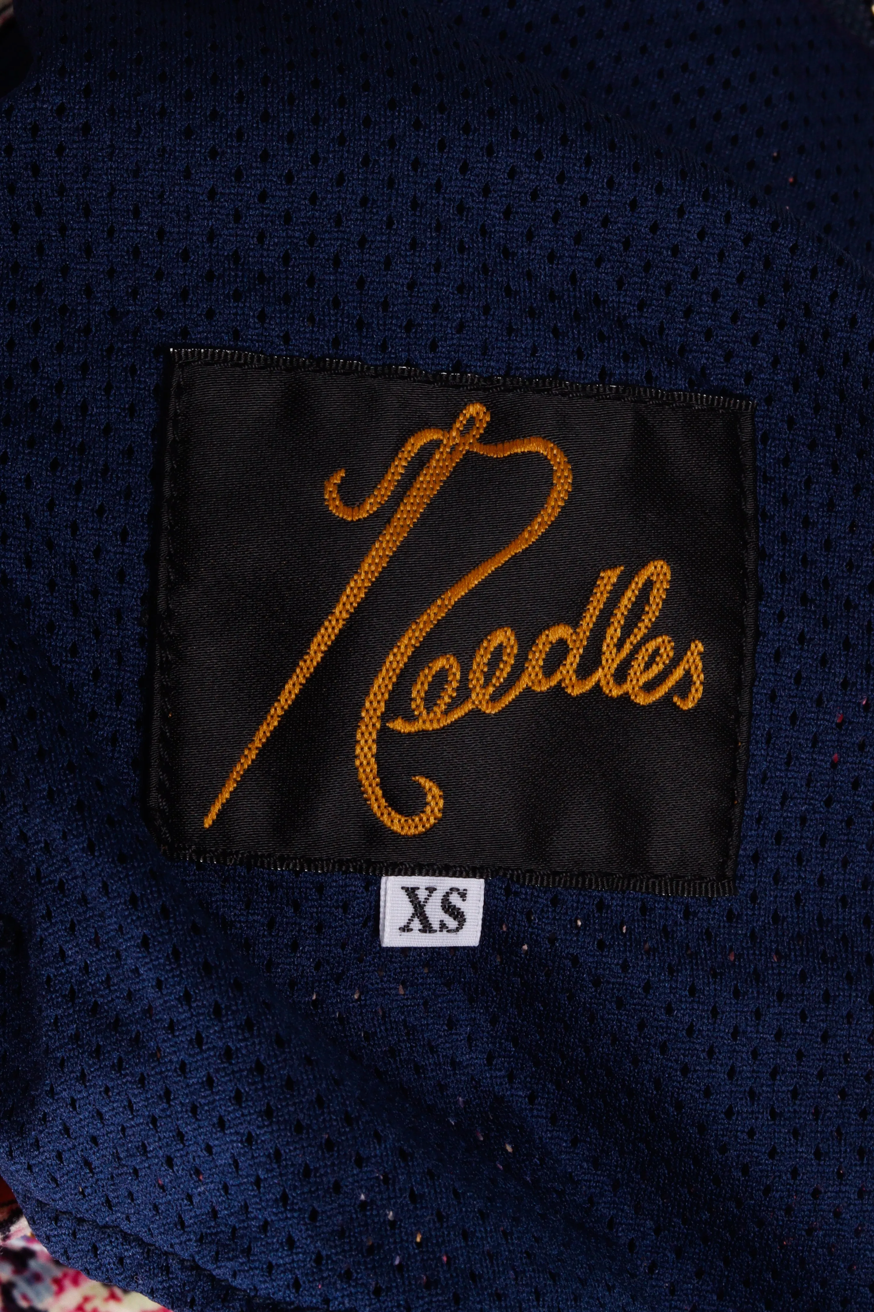 Needles 'Floral Print Belted Corduroy' Shorts