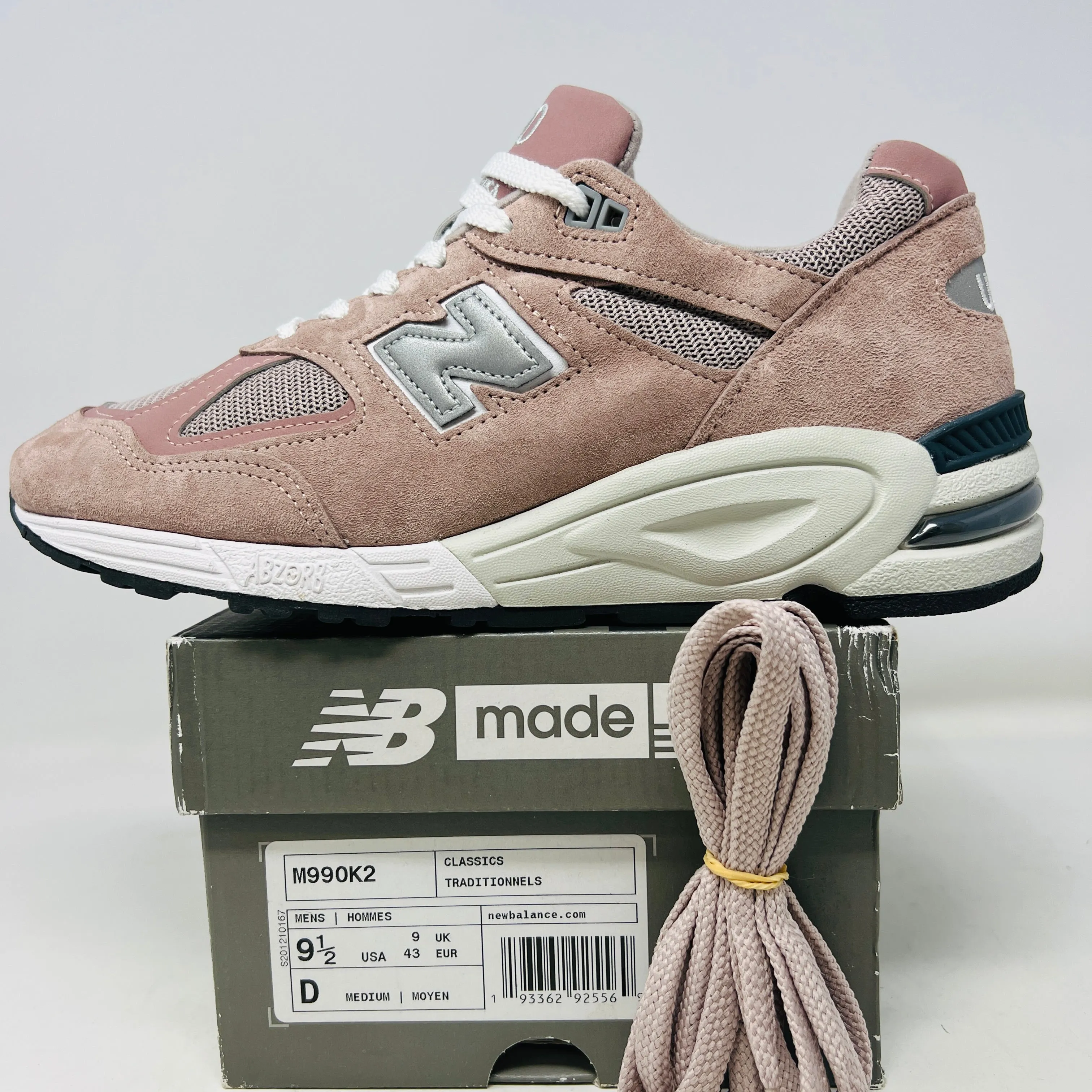 New Balance 990v2 Kithstrike Rose
