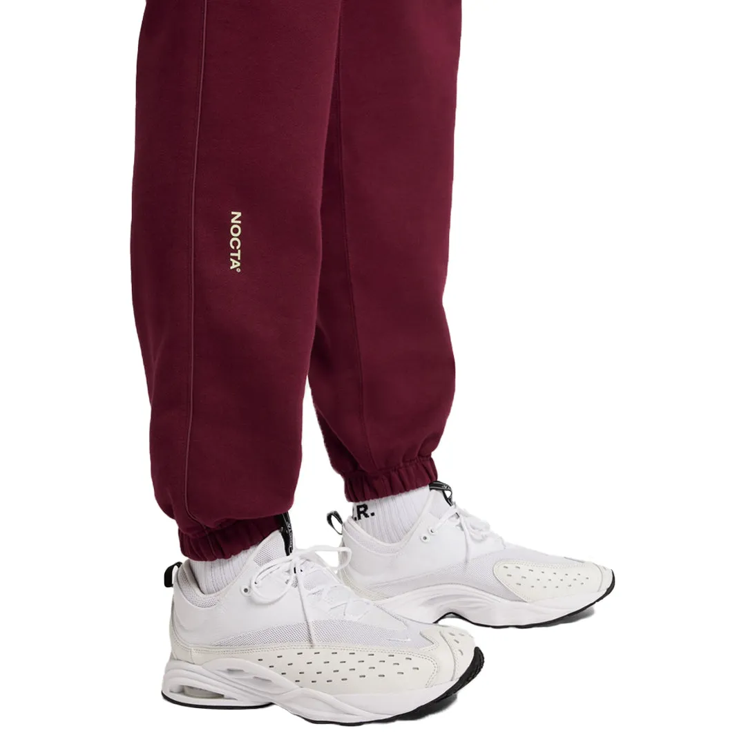 NOCTA FLEECE CS SWEATPANTS DARK BEETROOT