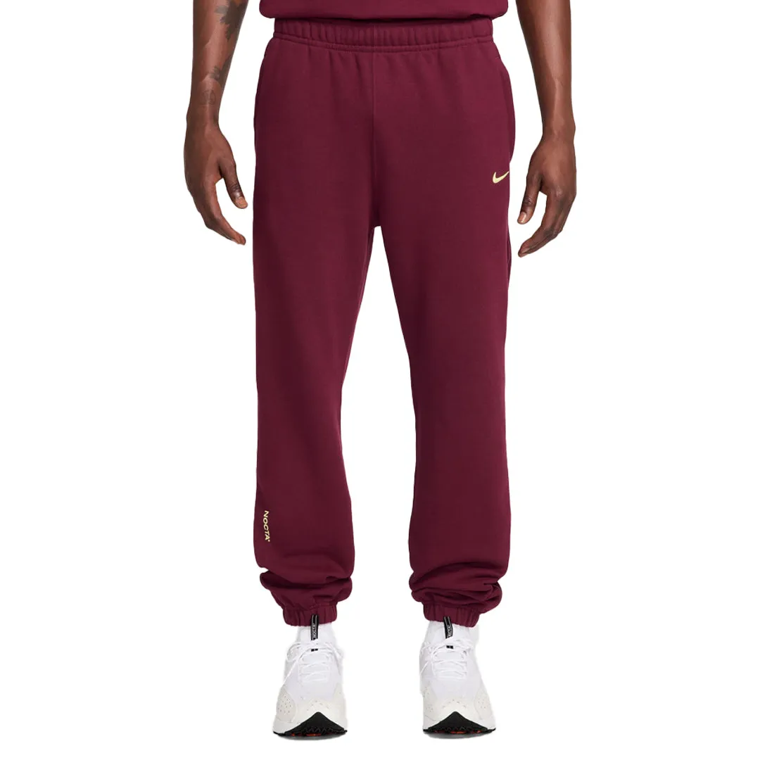 NOCTA FLEECE CS SWEATPANTS DARK BEETROOT