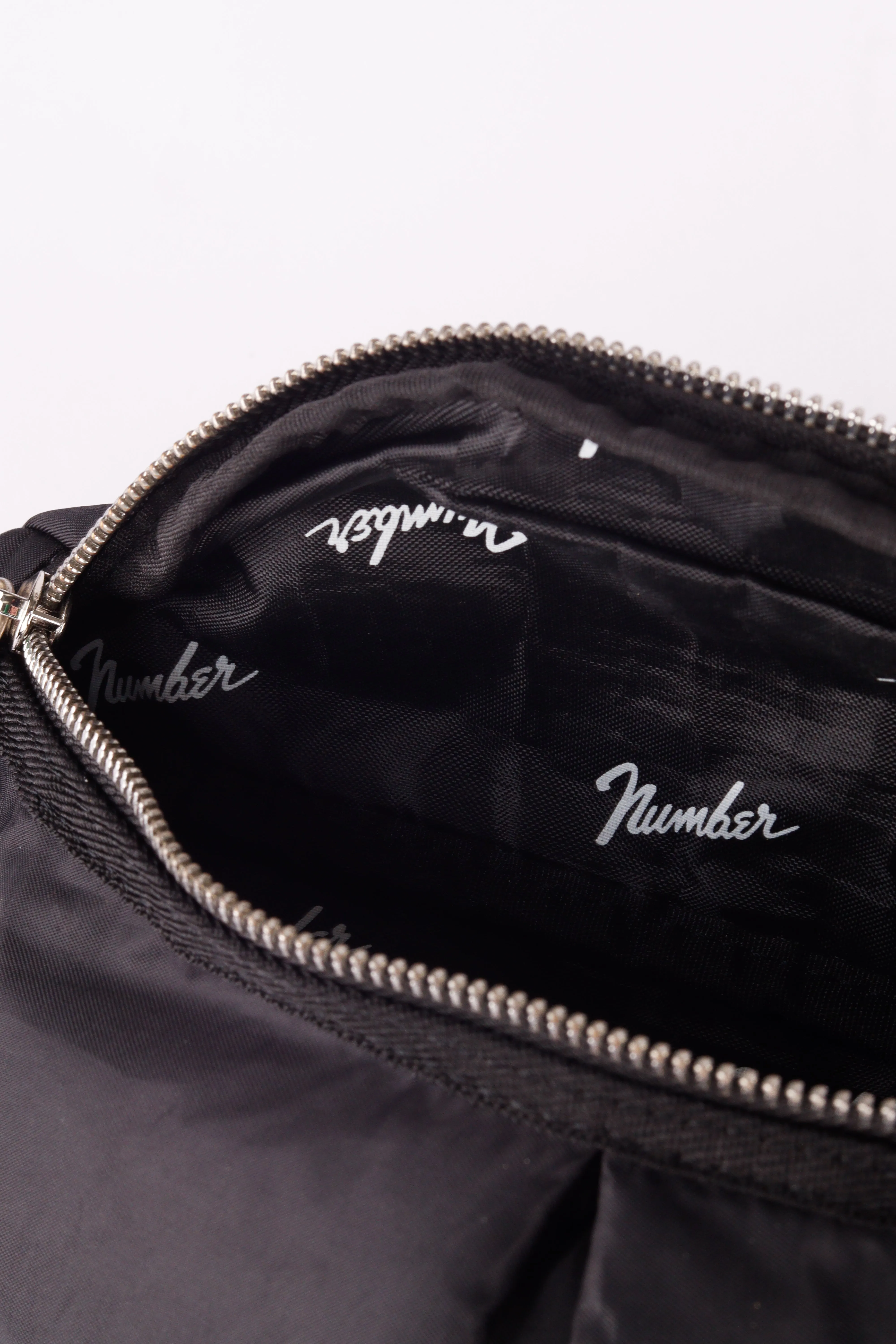 Number (N)ine 'Nylon' Waist Bag Black