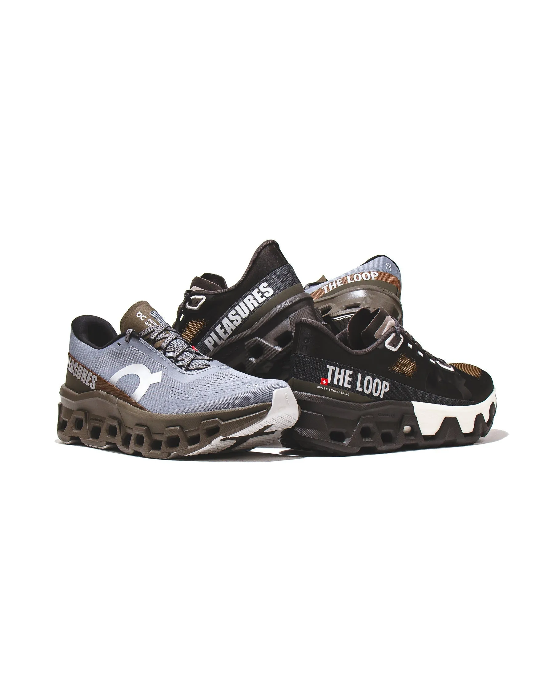 ON x Pleasures x The Loop Men Cloudmonster 2 PLS-TL Mist Olive 3MF10493192