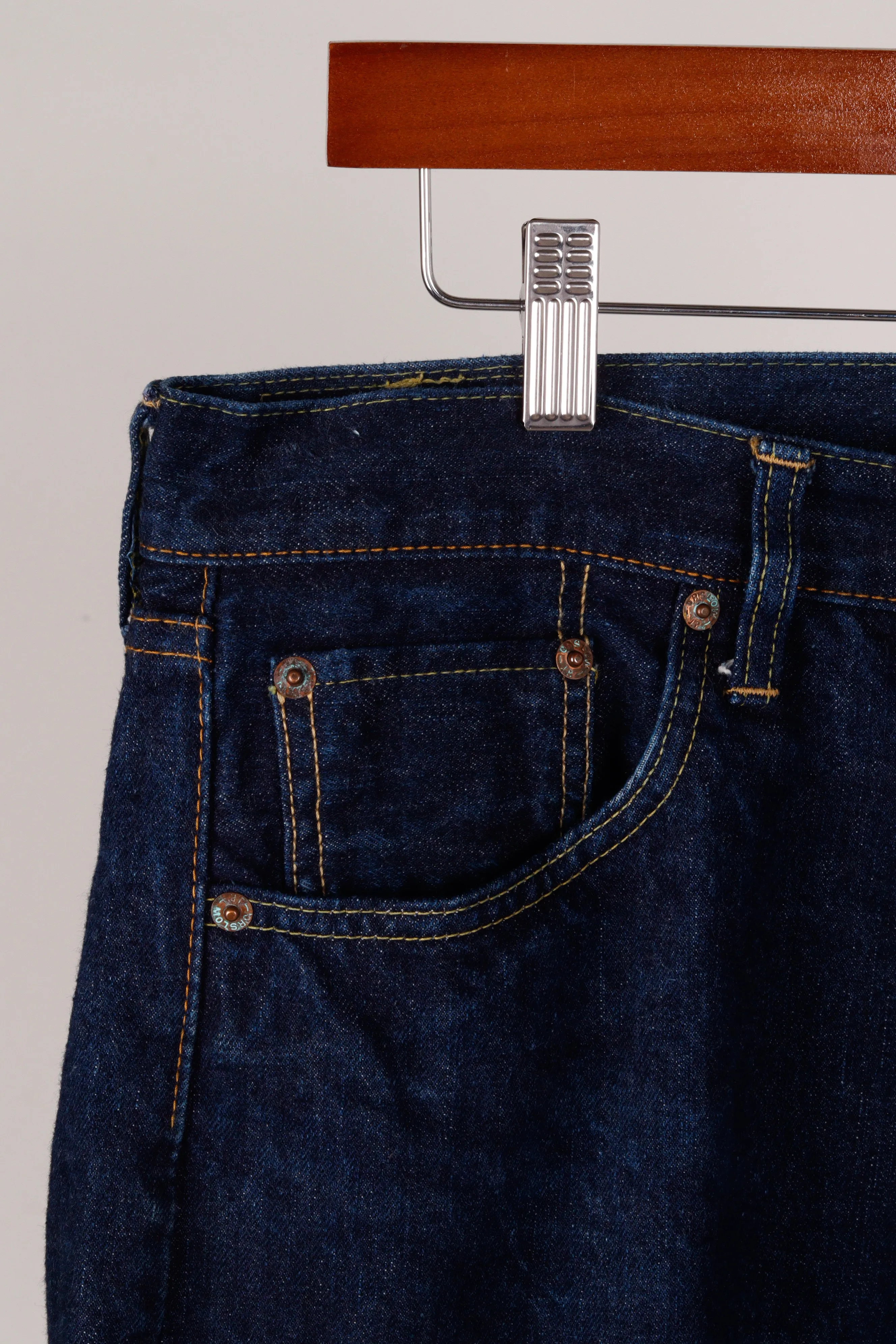orSlow SS24 '107 1 Year Wash 13.5oz Ivy Fit' Selvedge Denim (2024)