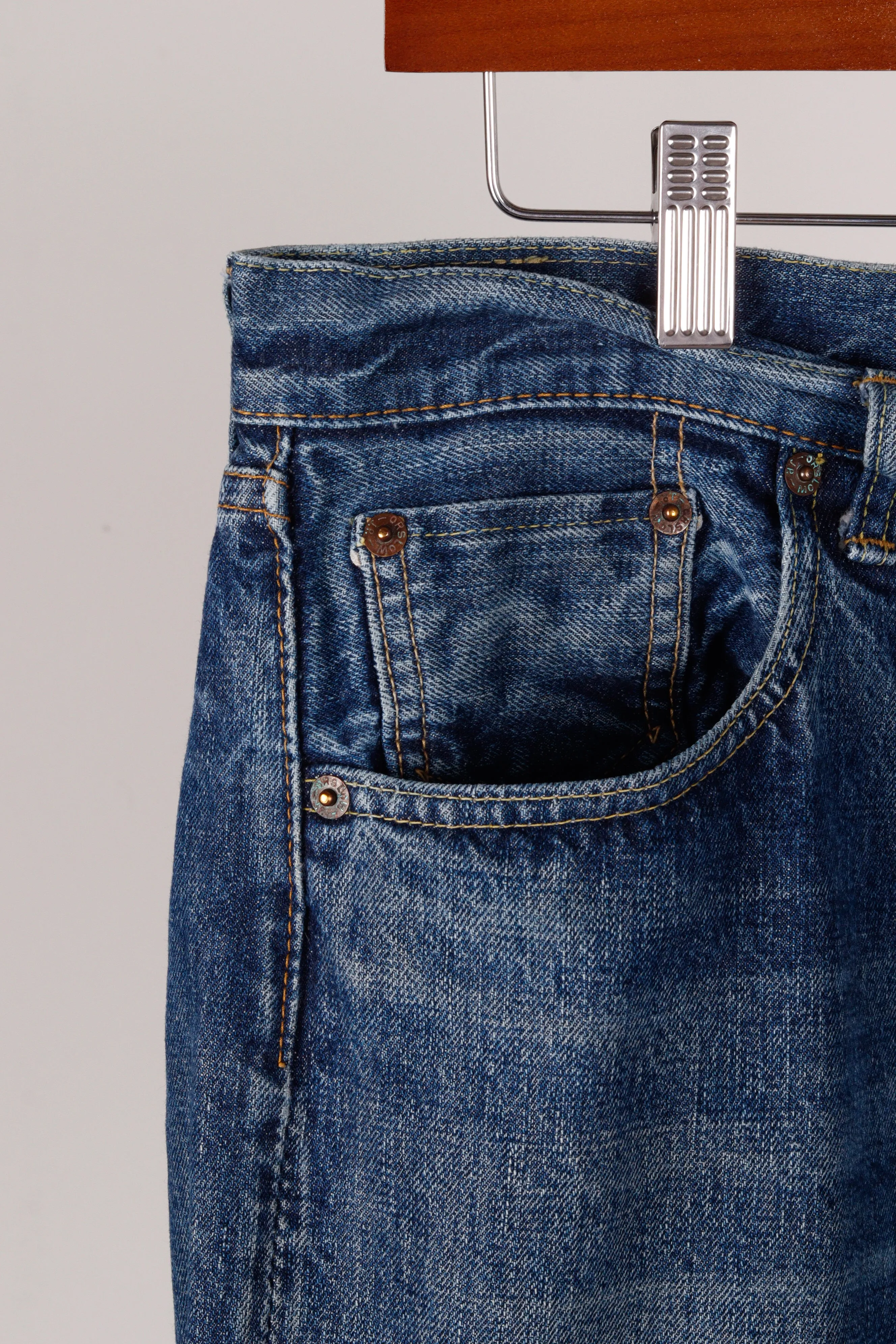 orSlow SS24 '107 2 Year Wash 13.5oz Ivy Fit' Selvedge Denim (2024)