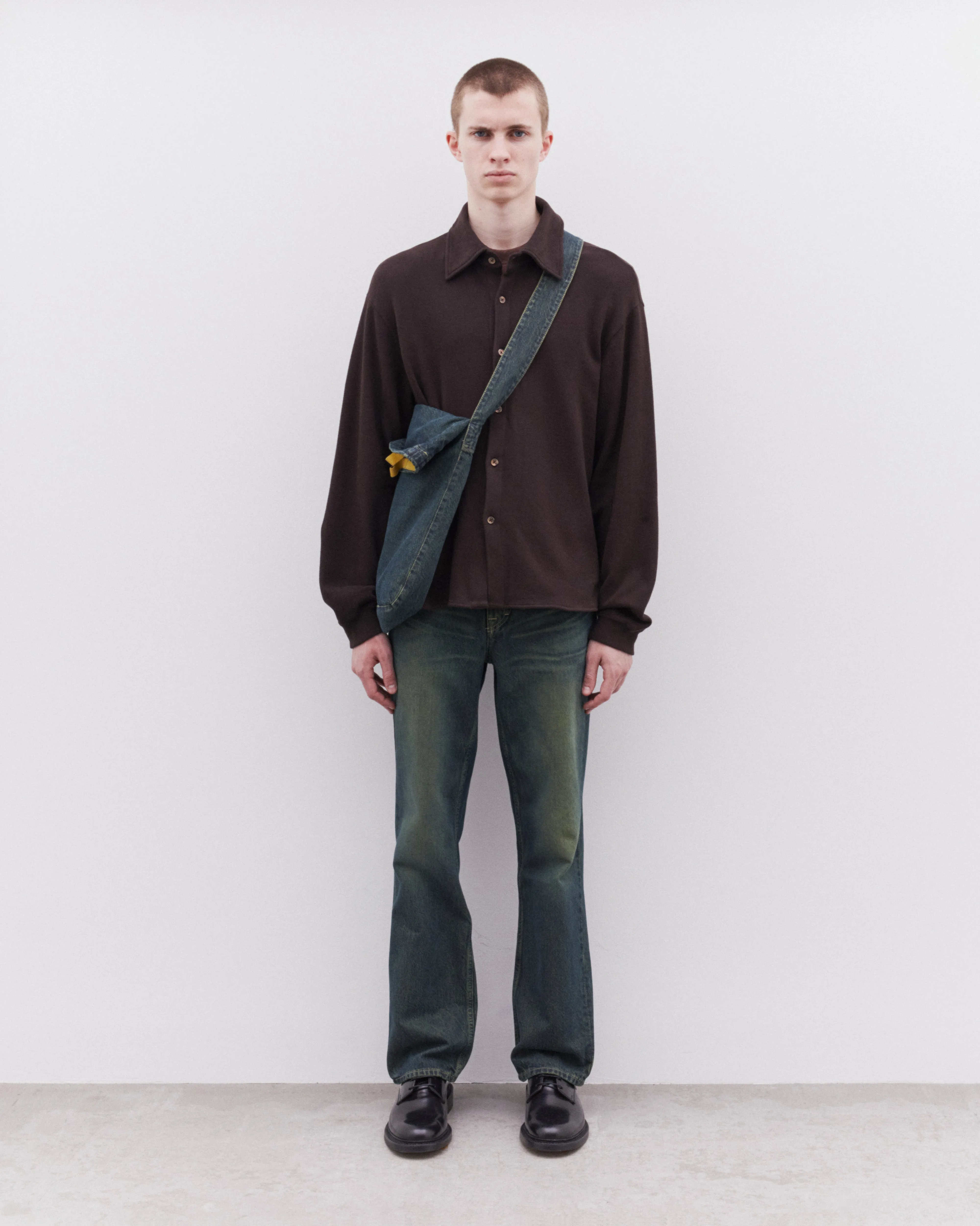 Our Legacy - Men's Recovery Shirt - (Deep Brown Fuzzy Fleece)