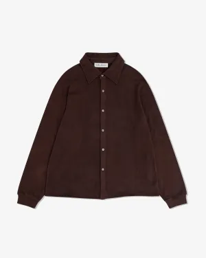 Our Legacy - Men's Recovery Shirt - (Deep Brown Fuzzy Fleece)