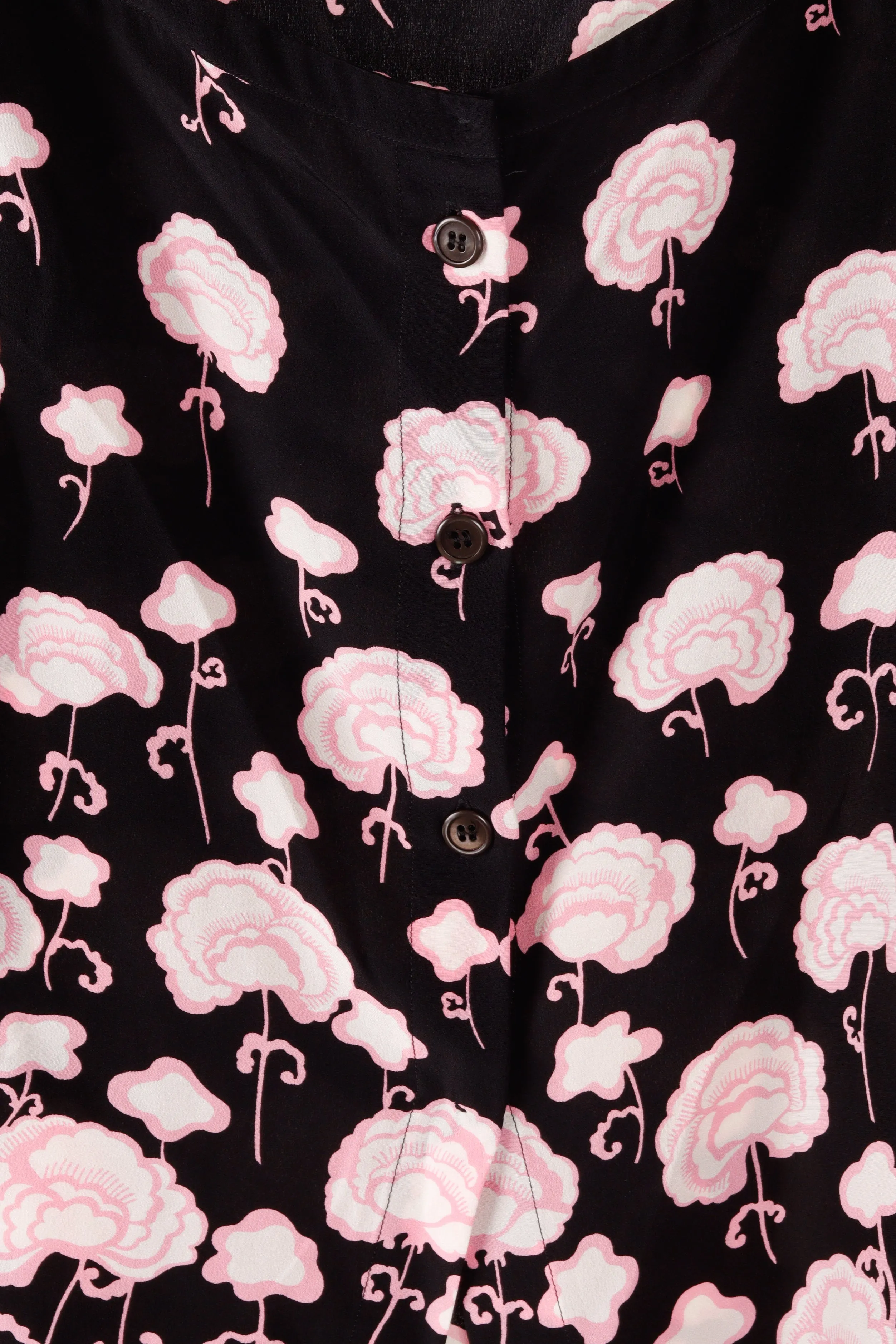 Prada SS14 'Floral Rose Print' Blouse (2014)