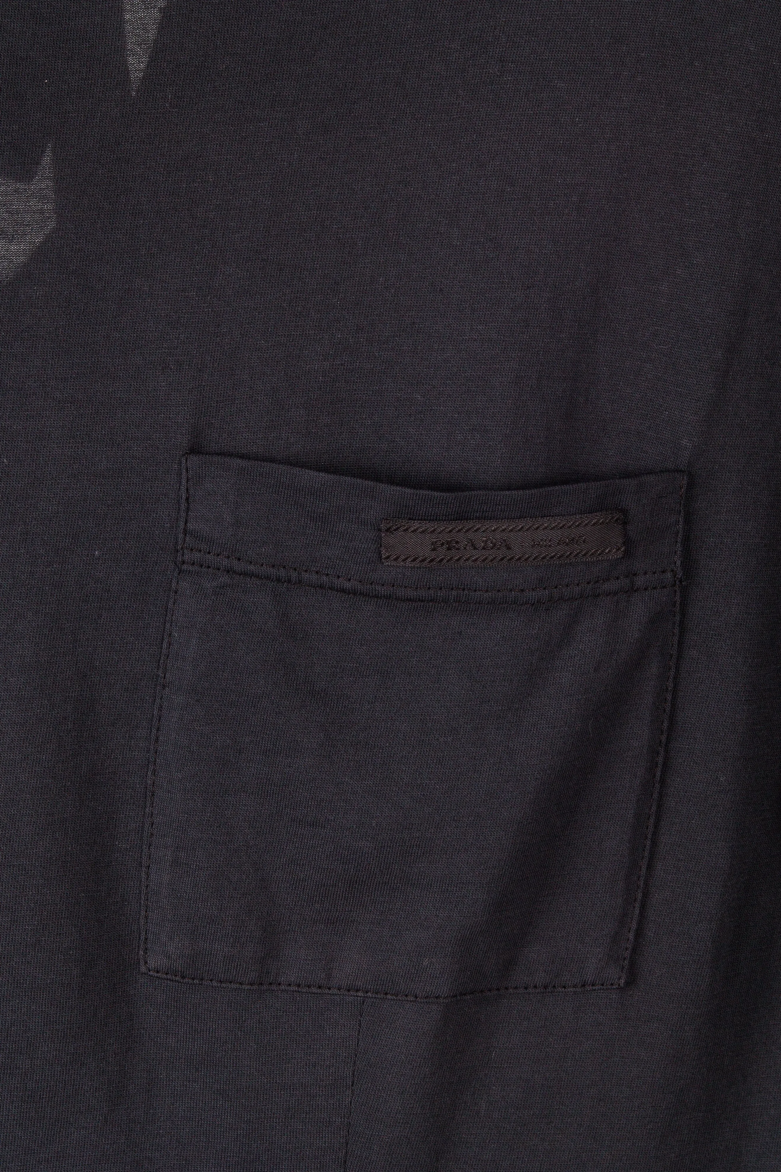Prada SS14 'Logo Embroidered Pocket' L/S Top (2014)