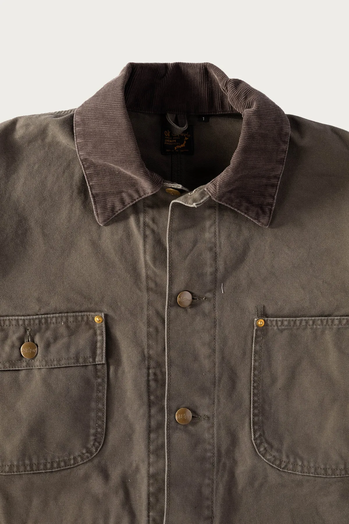 Relax Fit Coverall - Army Green