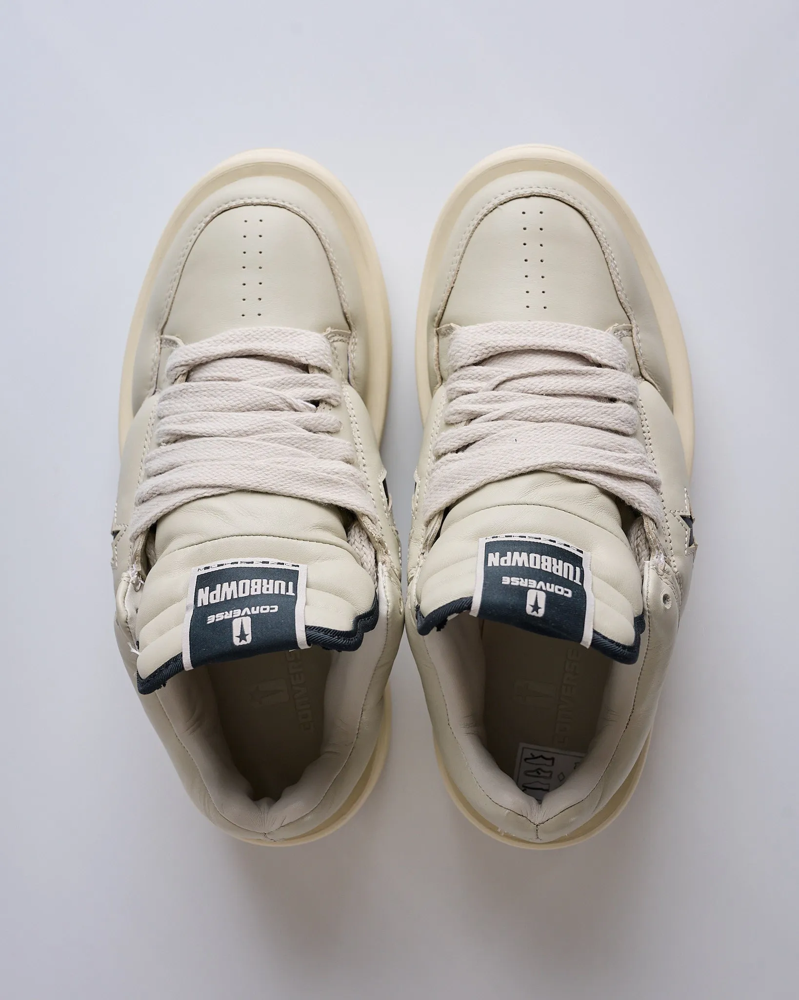 Rick Owens DRKSHDW Converse TURBOWPN OX Oyster Black