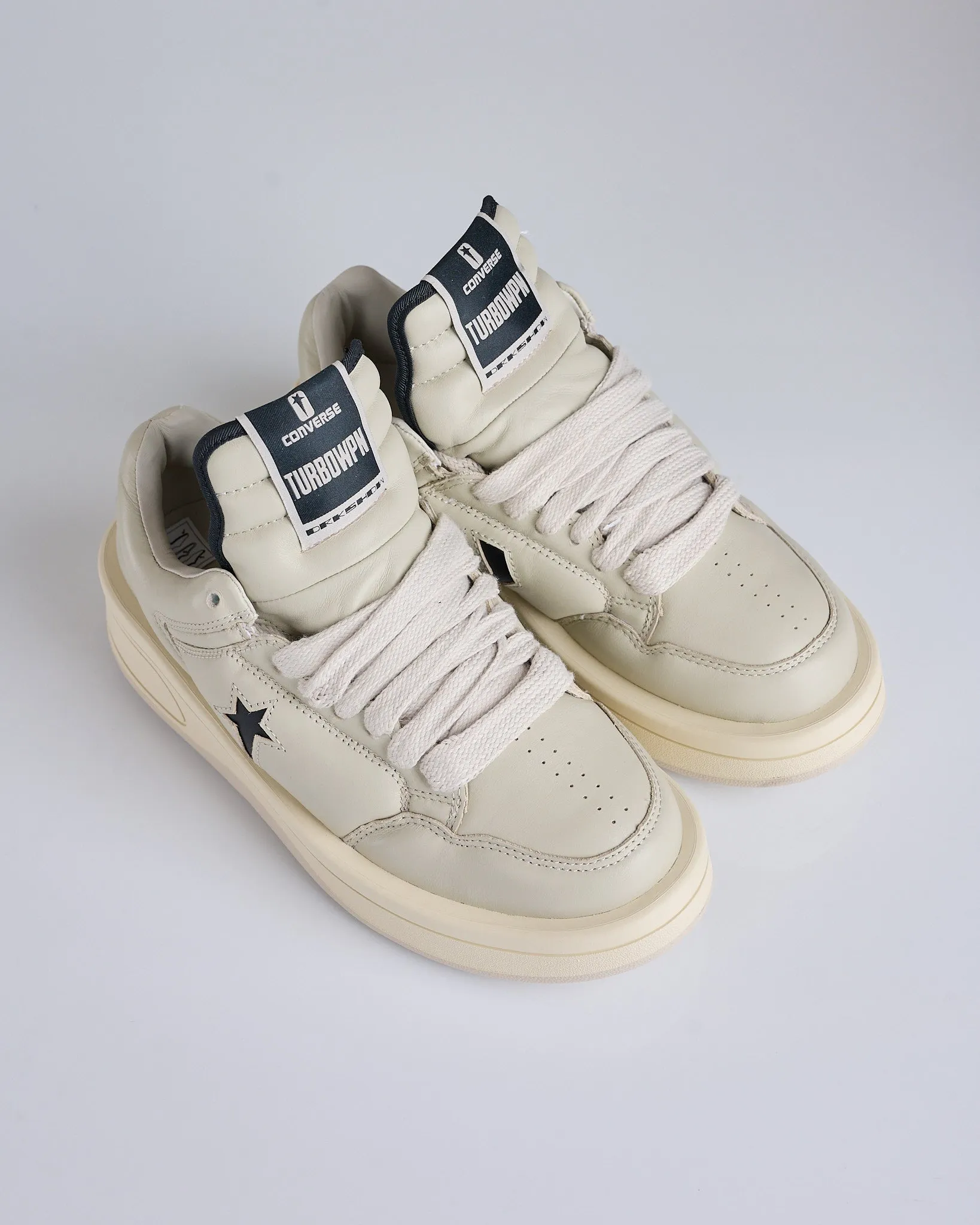 Rick Owens DRKSHDW Converse TURBOWPN OX Oyster Black
