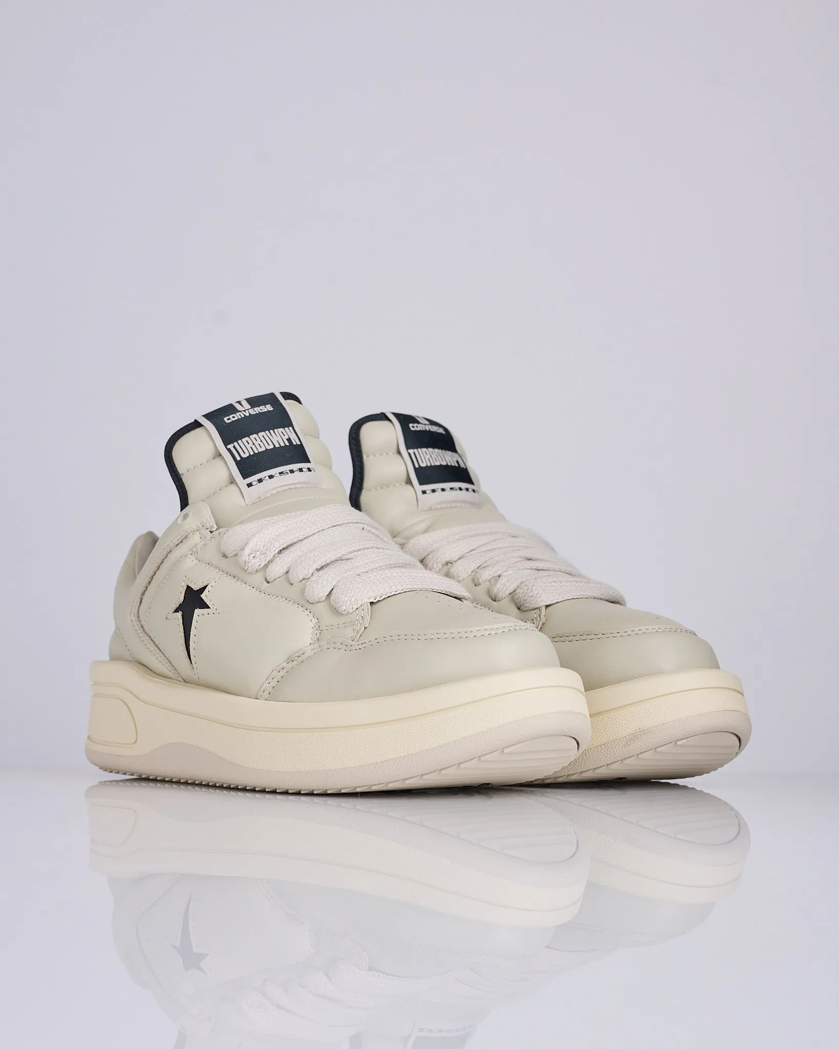 Rick Owens DRKSHDW Converse TURBOWPN OX Oyster Black