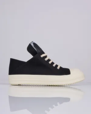 Rick Owens DRKSHDW Slip On Hollywood Sneaks Black Milk Milk