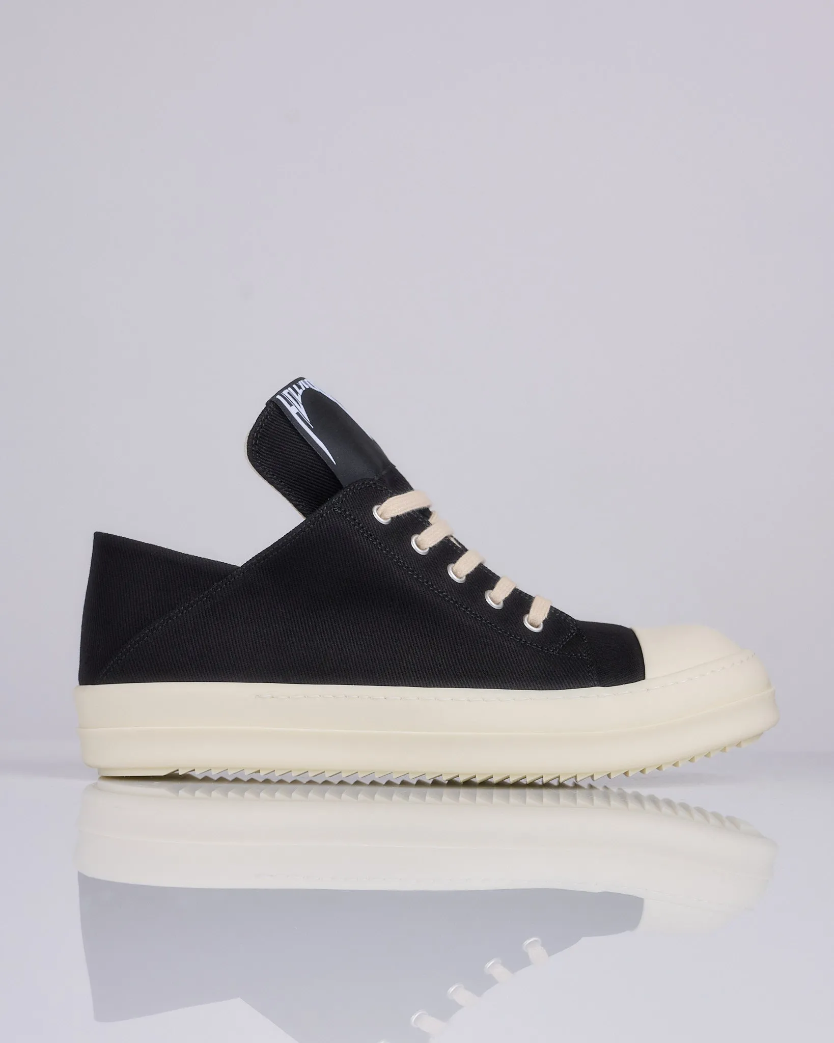 Rick Owens DRKSHDW Slip On Hollywood Sneaks Black Milk Milk