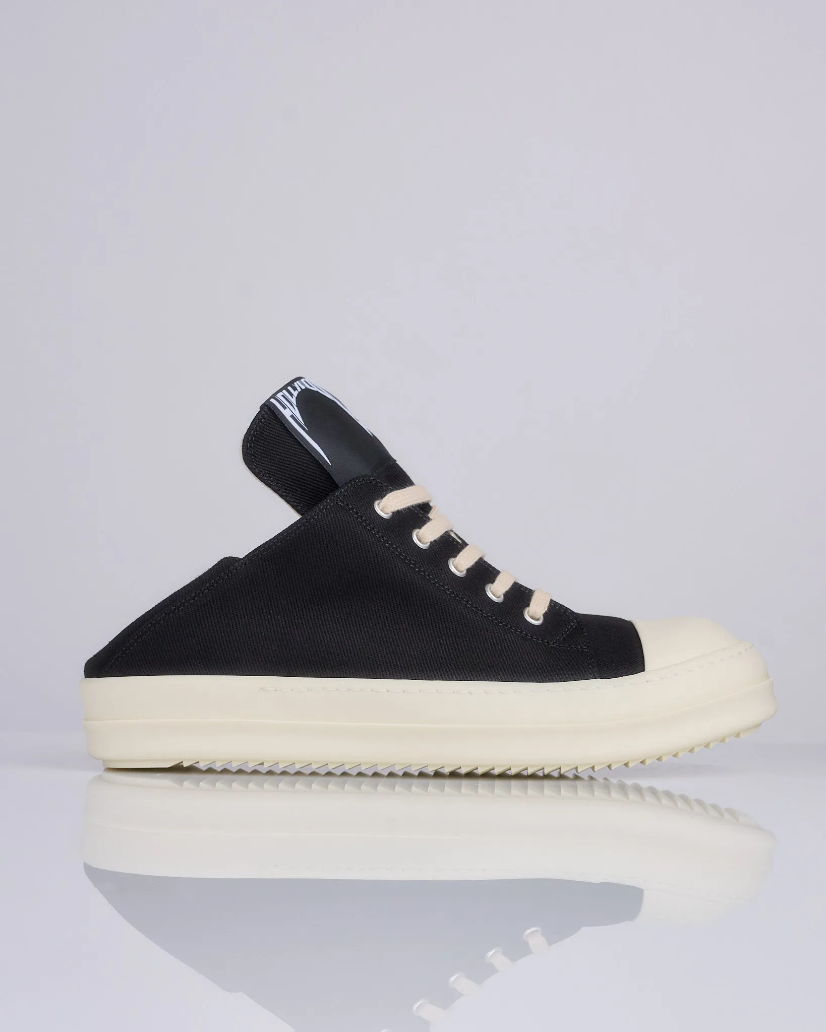 Rick Owens DRKSHDW Slip On Hollywood Sneaks Black Milk Milk