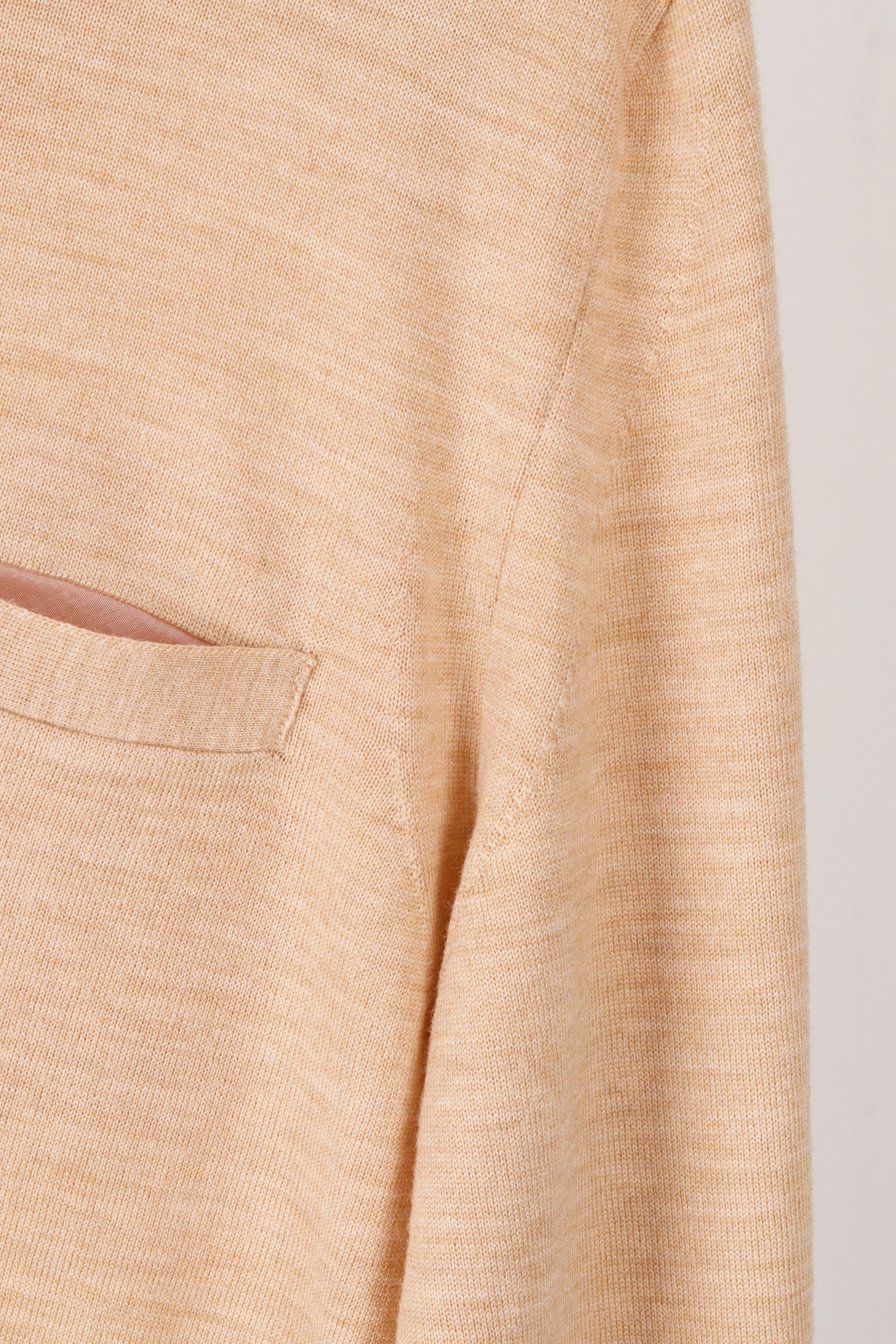 Sacai AW10 'Shoulder Button Cupro Knit' Sweater Beige (2010)