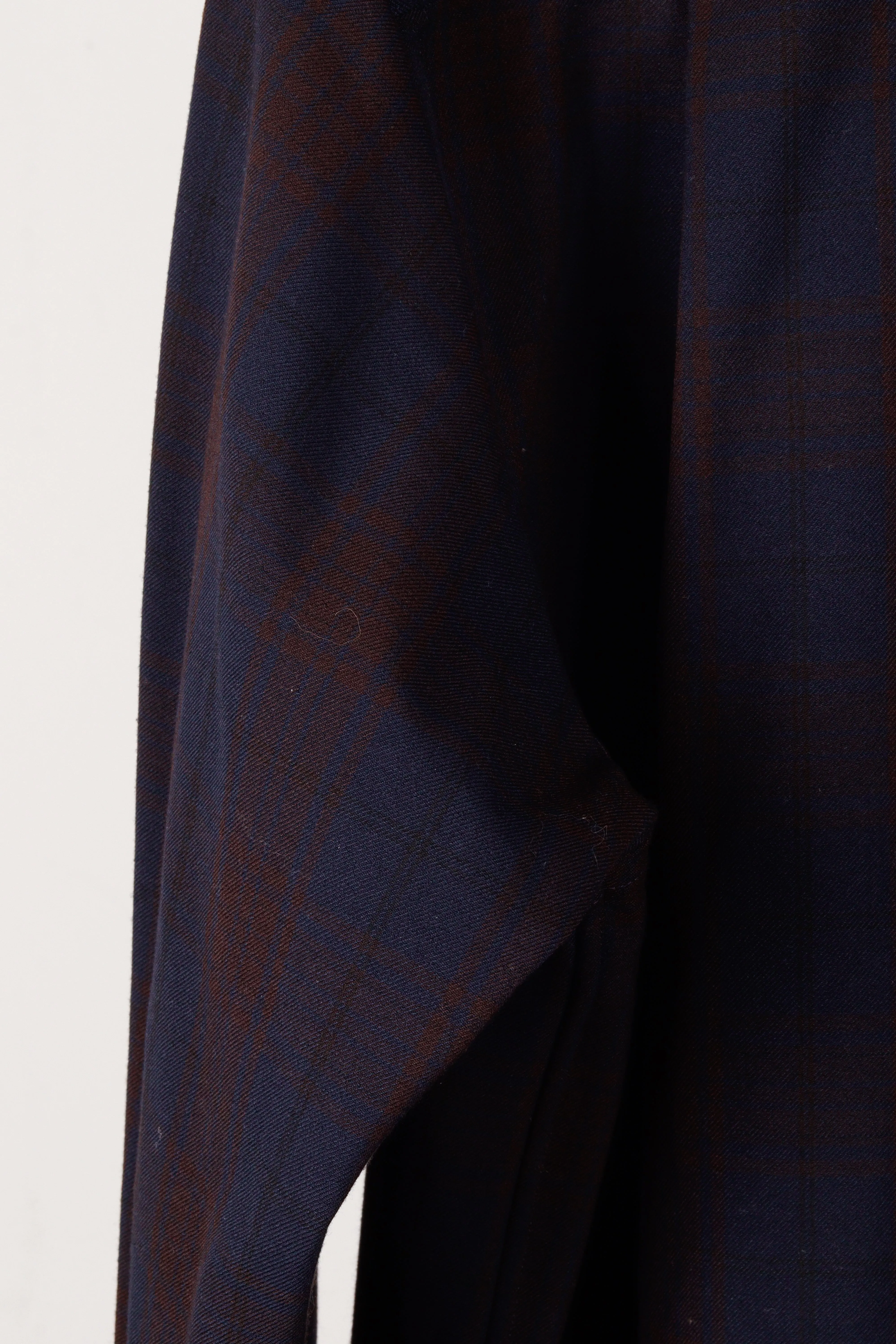 South2 West8 AW19 'Shadow Plaid 6-Pocket' Jacket Navy (2019)