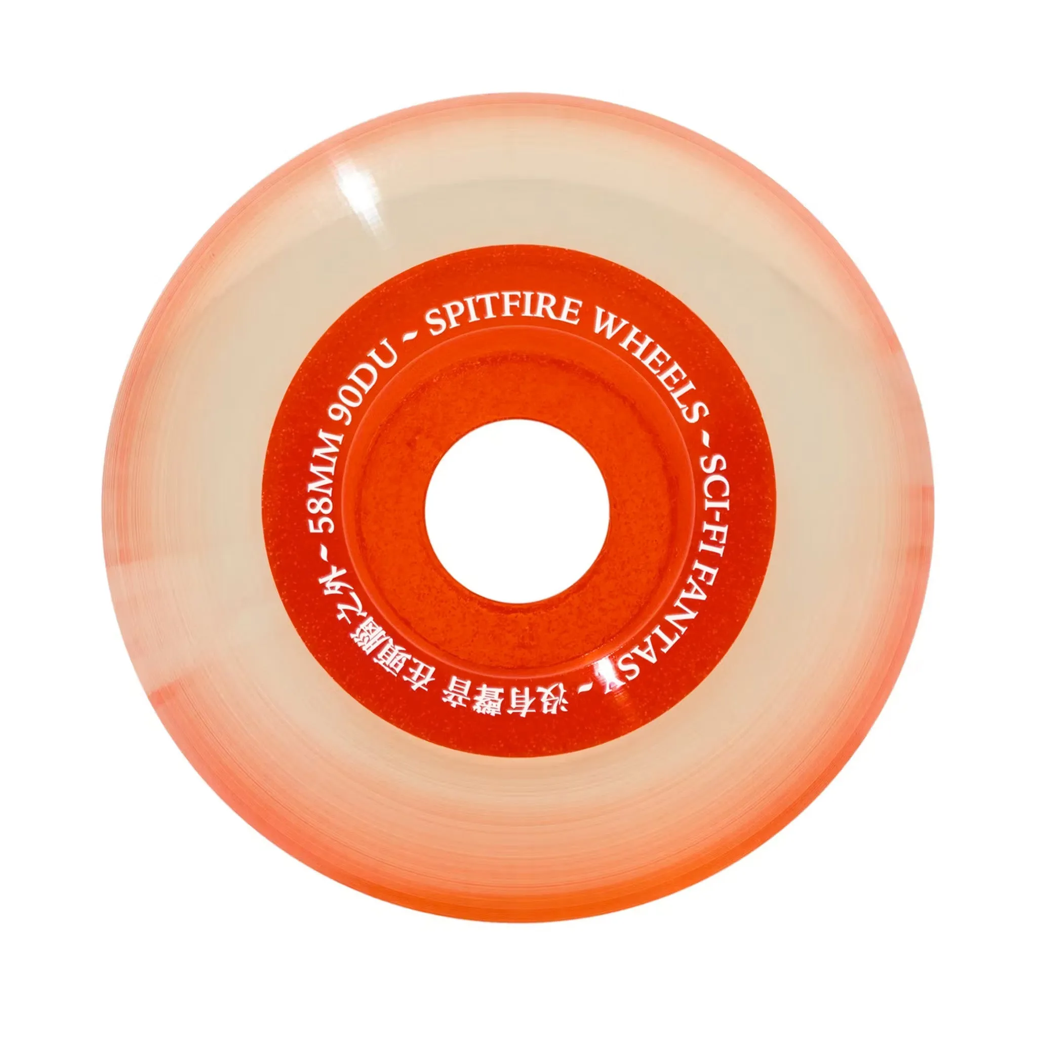 Spitfire Sapphire Sci-Fi 90D Orange Cruiser Wheels 58mm